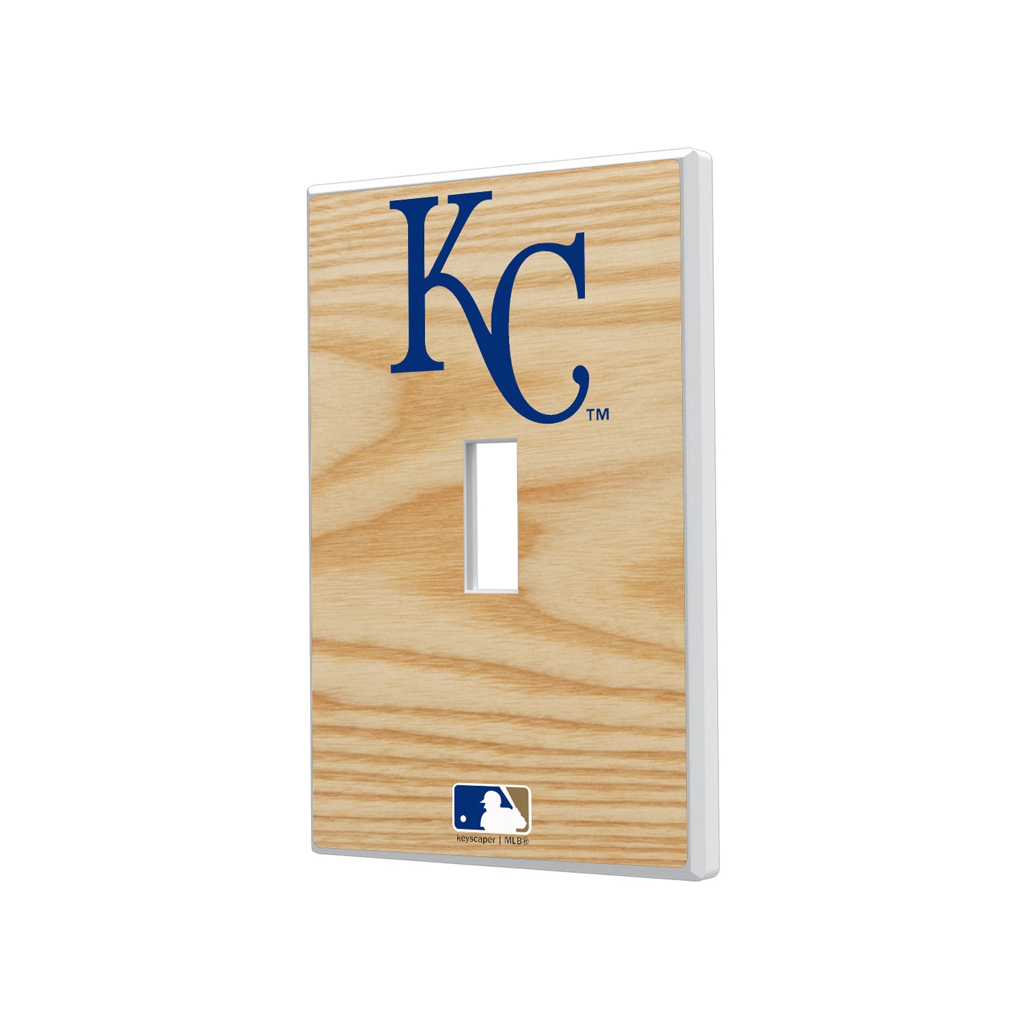 Kansas City Royals Baseball Bat Hidden-Screw Light Switch Plate 1