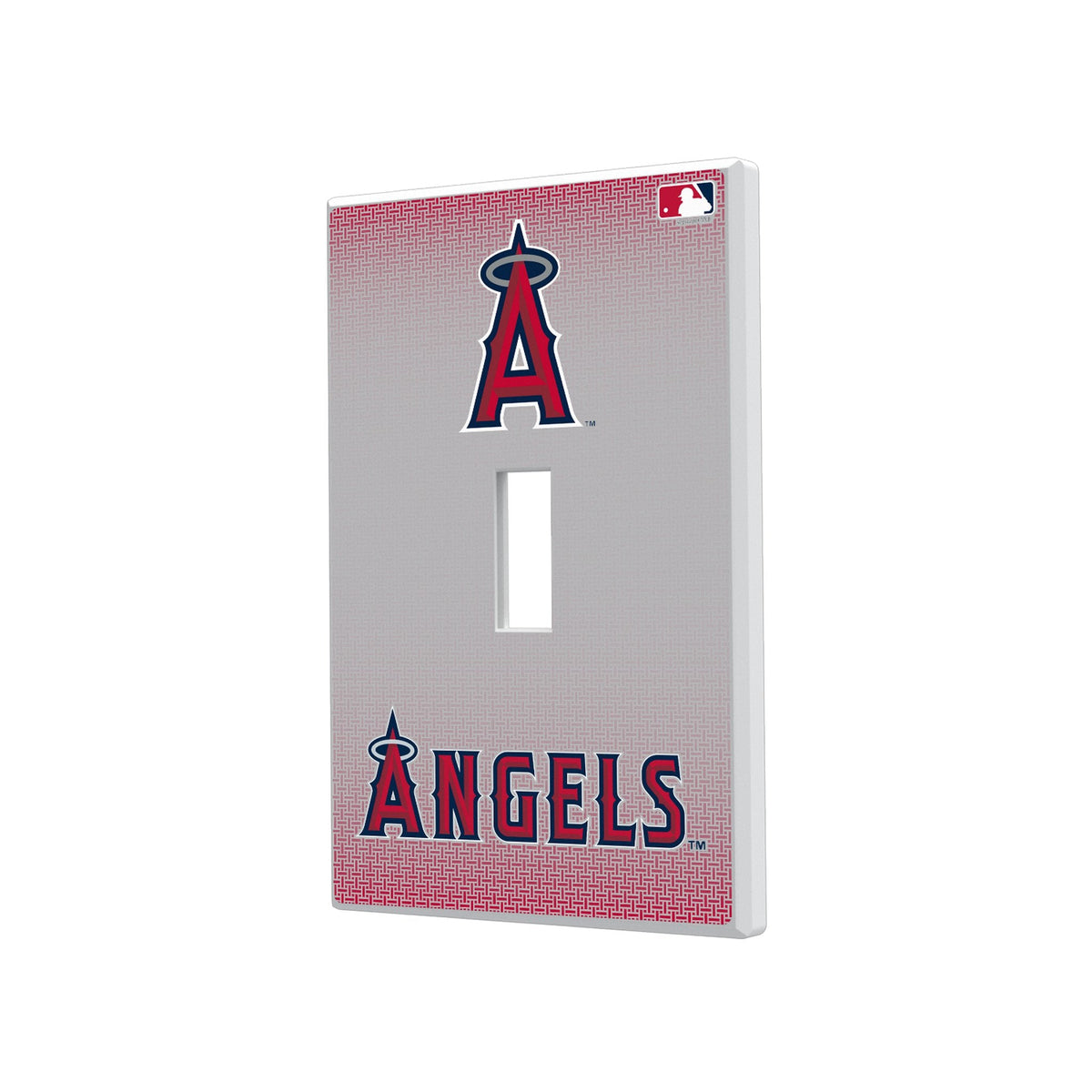 Los Angeles Angels Linen Hidden-Screw Light Switch Plate 1