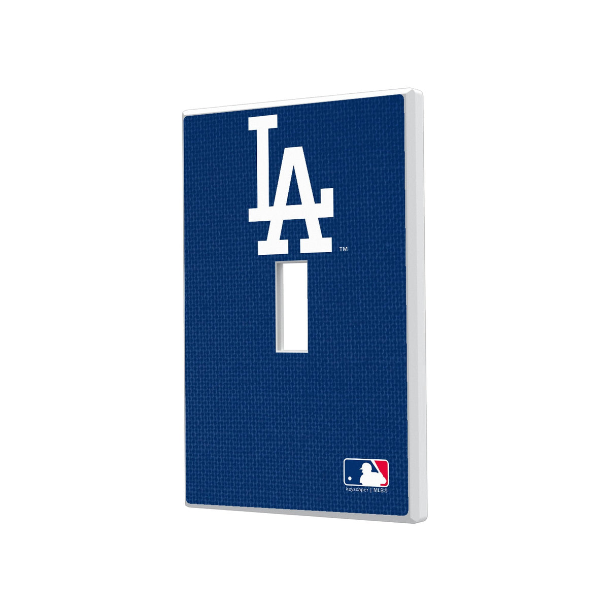 LA Dodgers Solid Hidden-Screw Light Switch Plate 1