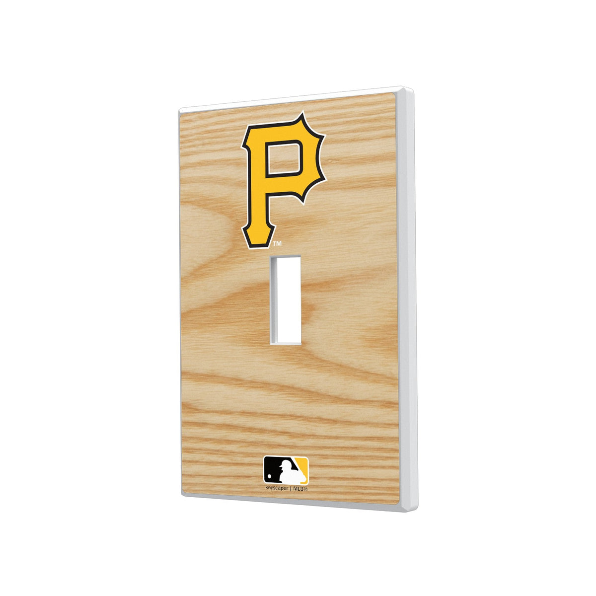 Pittsburgh Pirates Baseball Bat Hidden-Screw Light Switch Plate 1