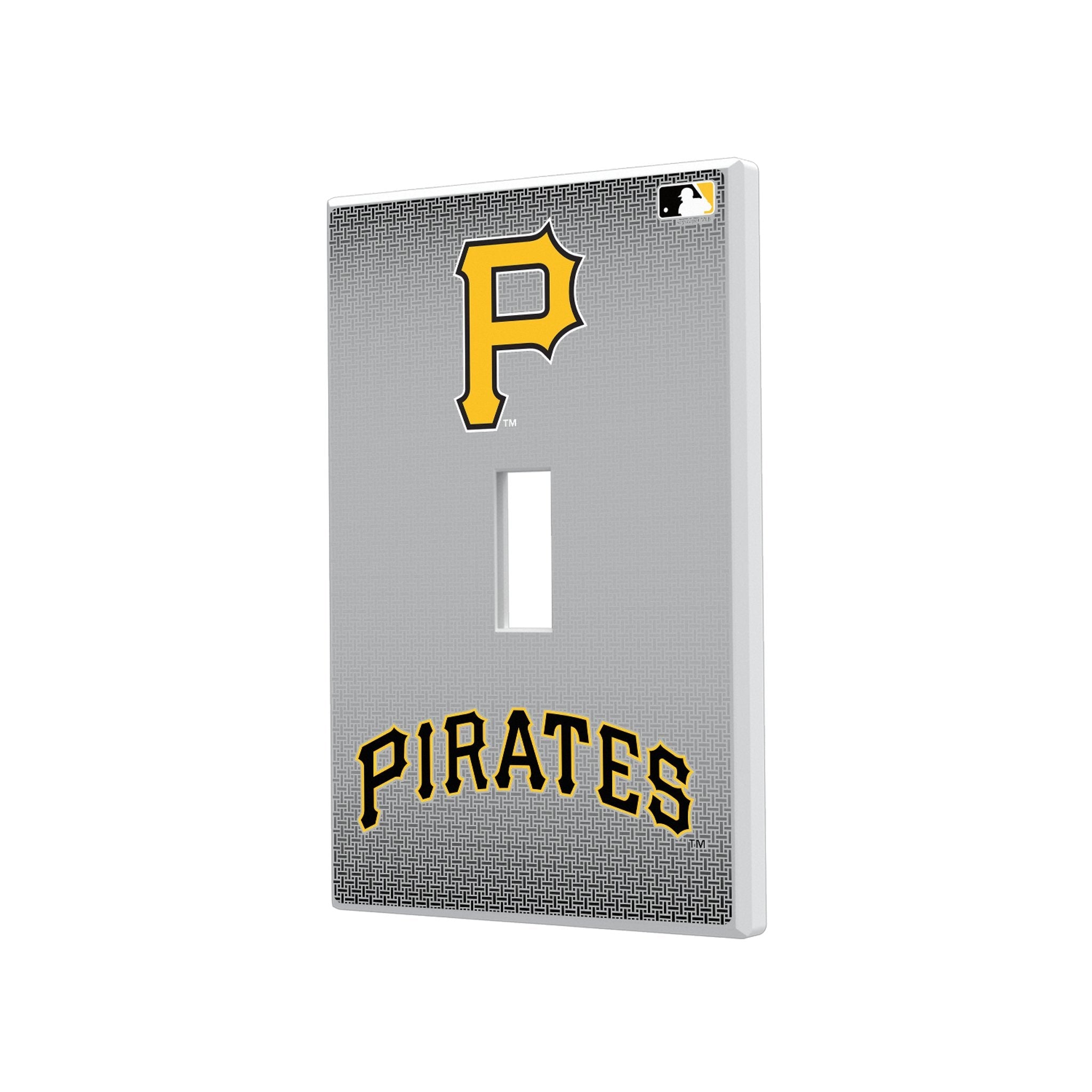 Pittsburgh Pirates Linen Hidden-Screw Light Switch Plate 1