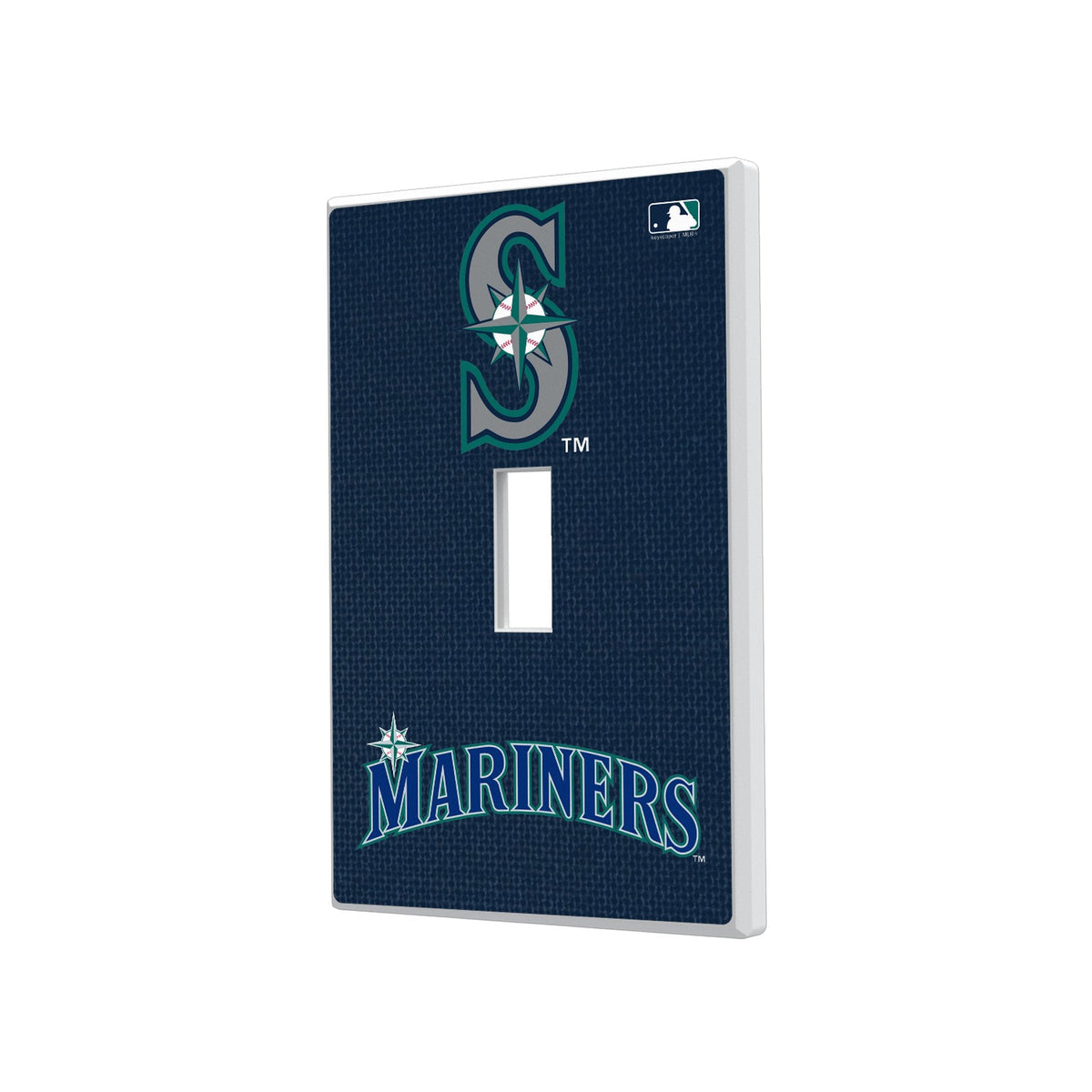 Seattle Mariners Solid Hidden-Screw Light Switch Plate 1