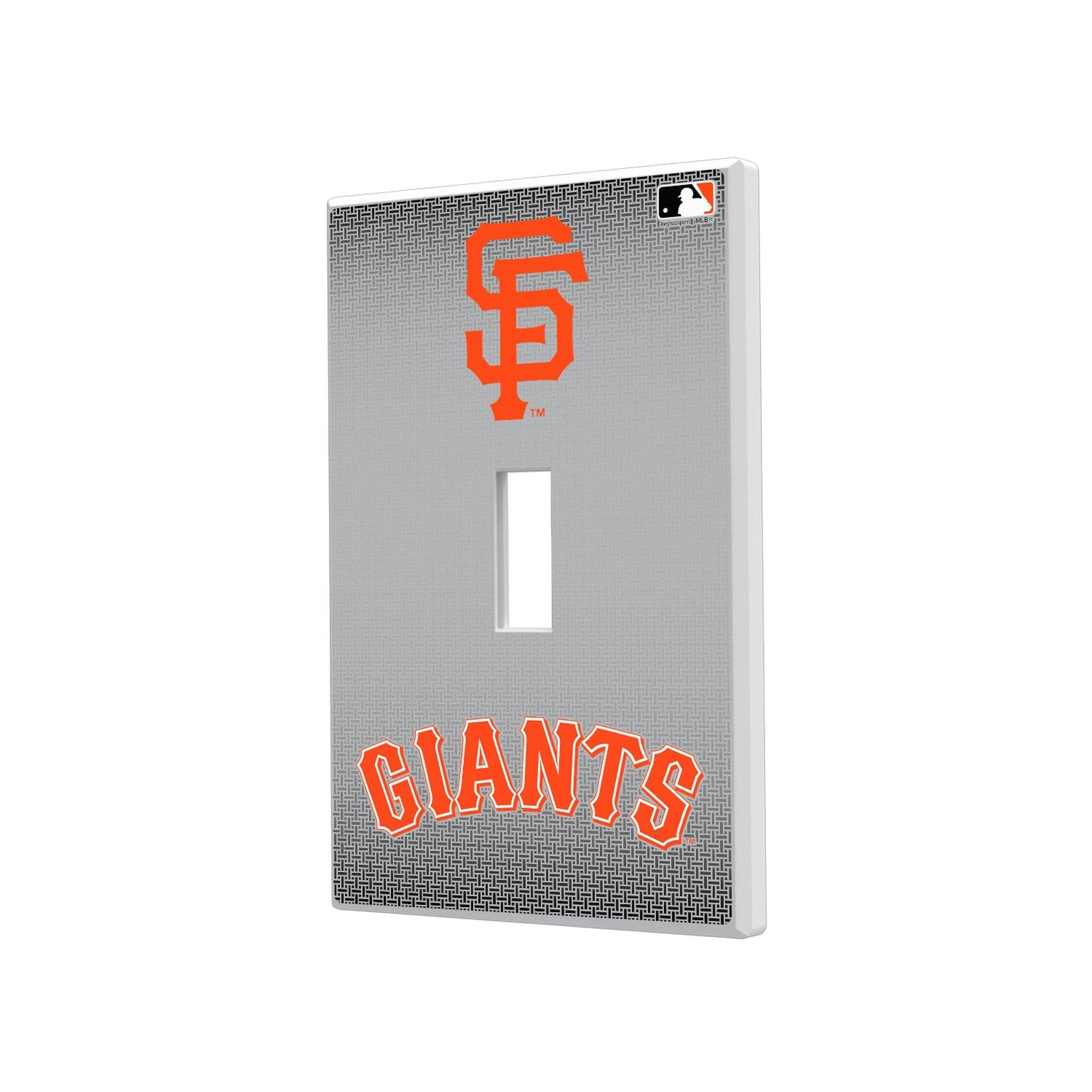 San Francisco Giants Linen Hidden-Screw Light Switch Plate