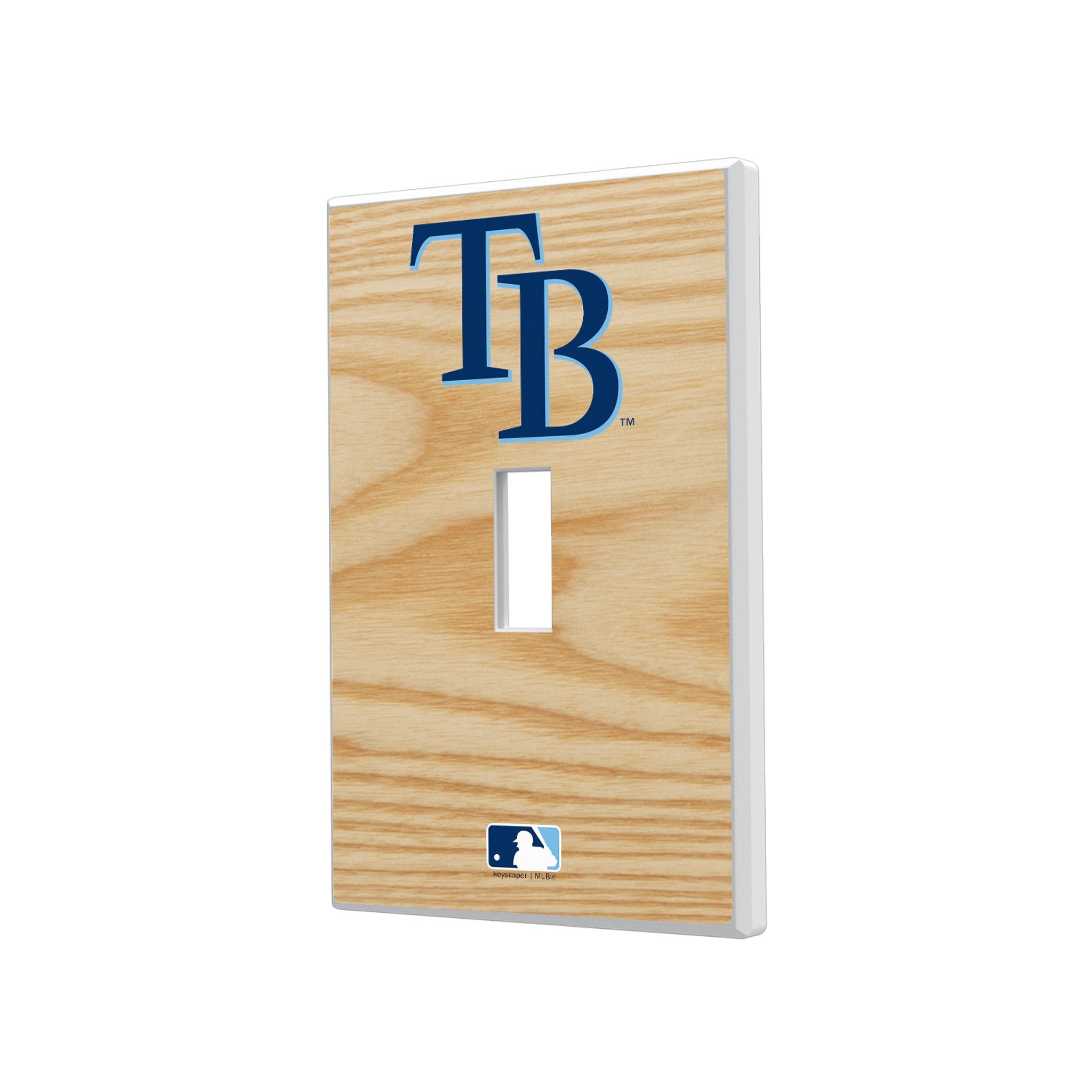 Tampa Bay Rays Baseball Bat Hidden-Screw Light Switch Plate 1
