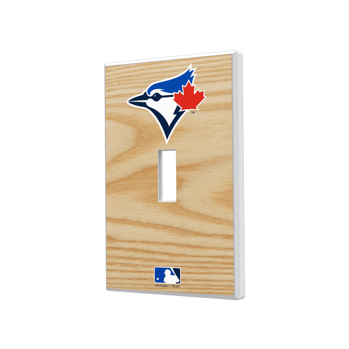 Toronto Blue Jays Baseball Bat Hidden-Screw Light Switch Plate 1