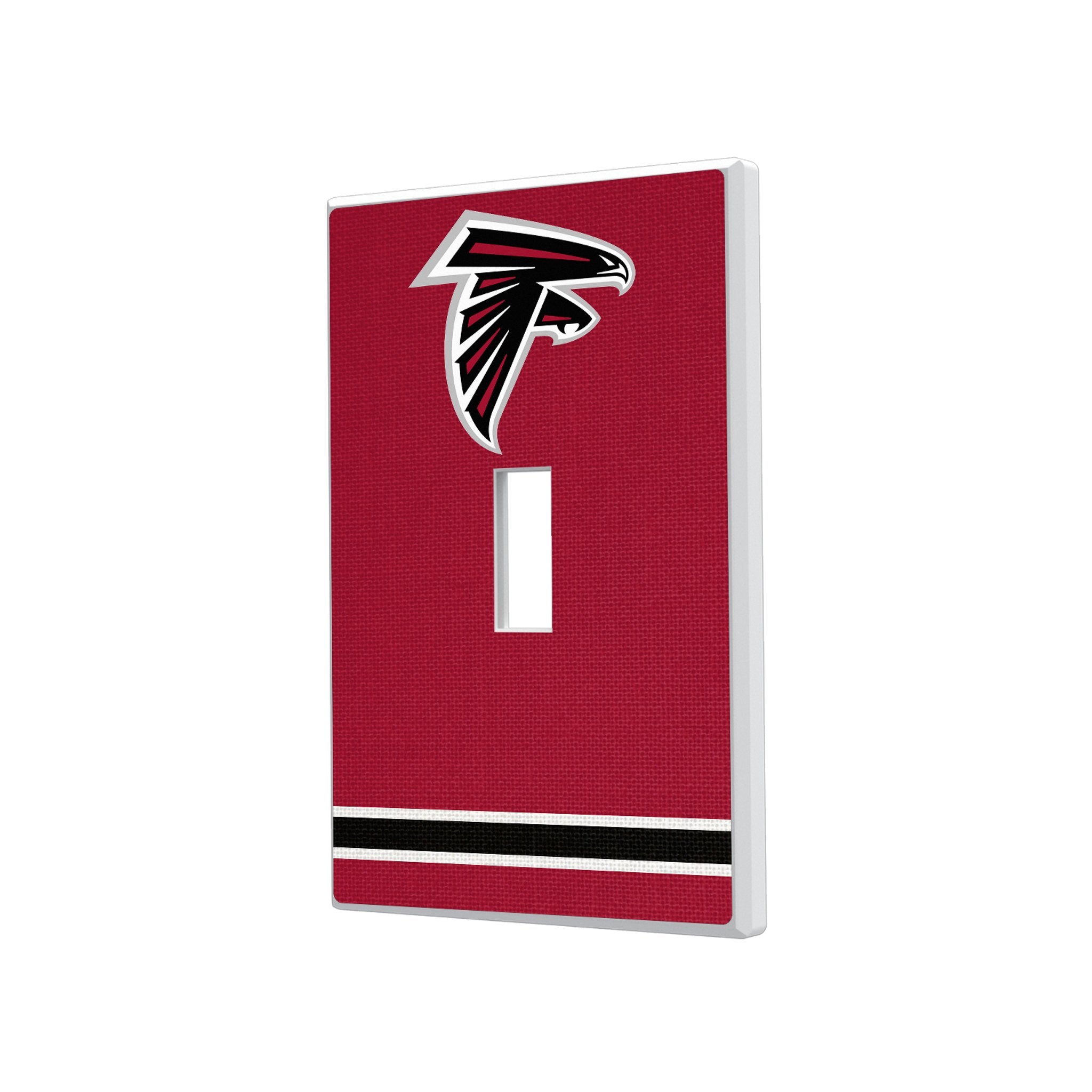 Atlanta Falcons Stripe Hidden-Screw Light Switch Plate 1