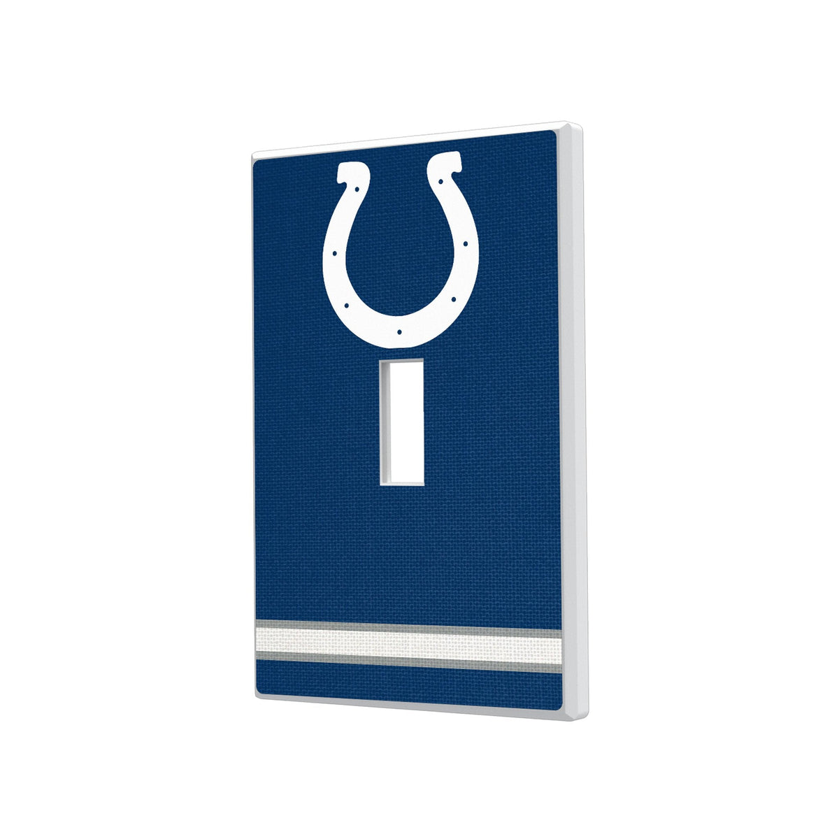 Indianapolis Colts Stripe Hidden-Screw Light Switch Plate 1