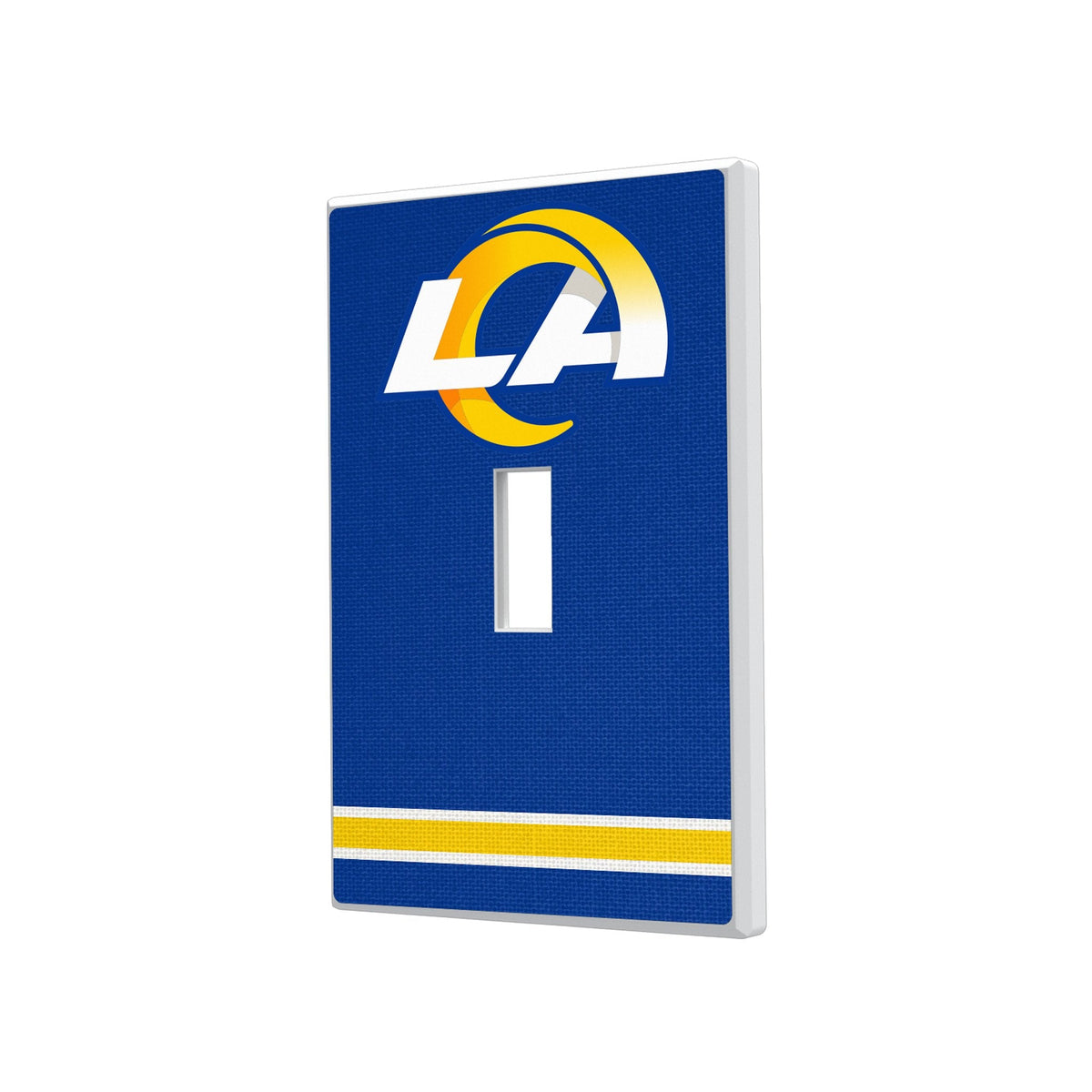 Los Angeles Rams Stripe Hidden-Screw Light Switch Plate 1