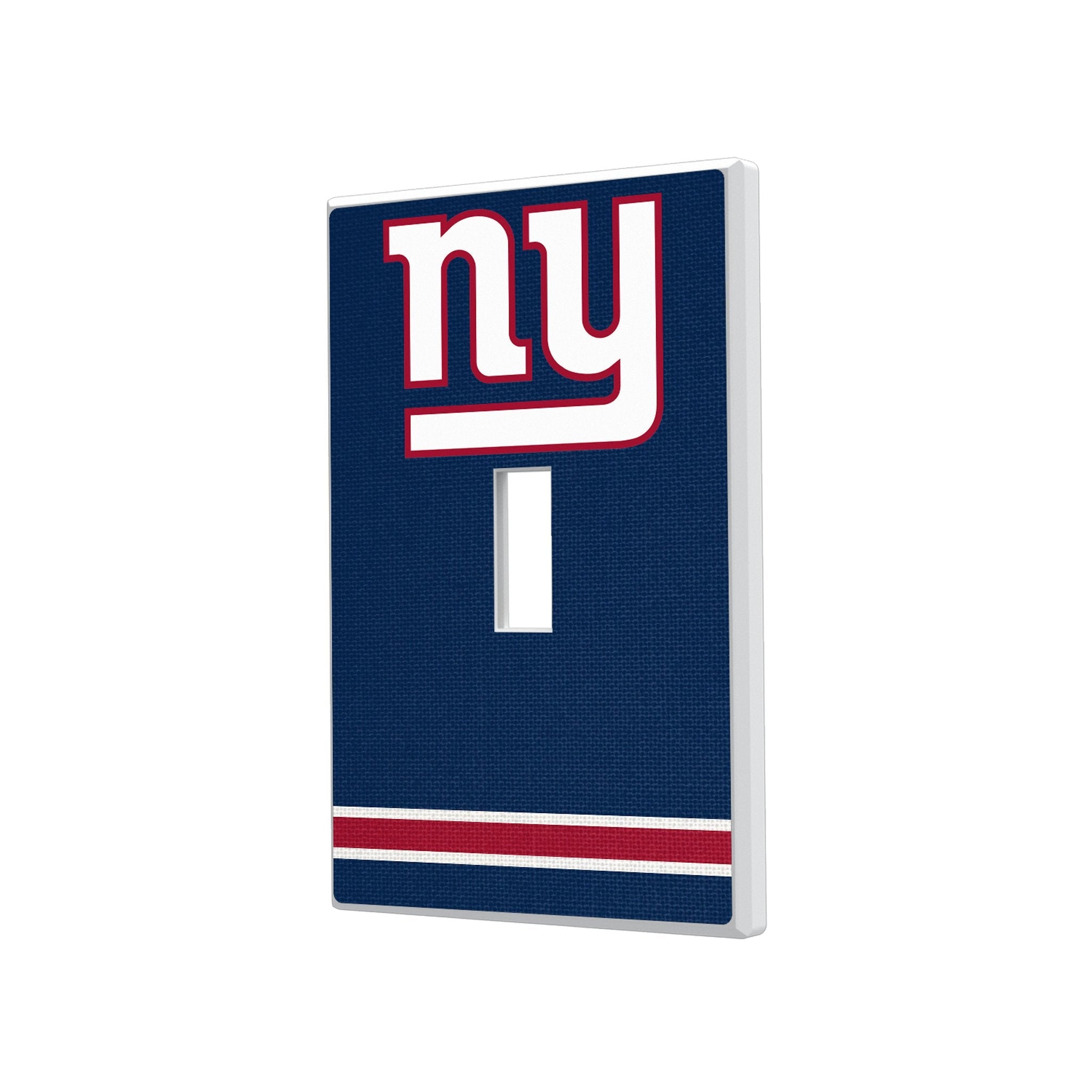 New York Giants Stripe Hidden-Screw Light Switch Plate 1