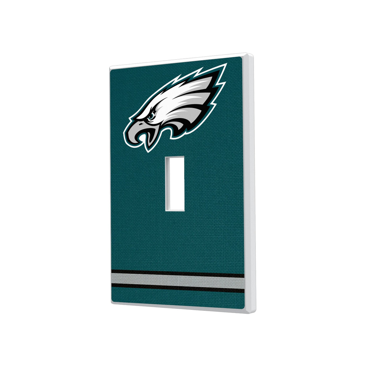 Philadelphia Eagles Stripe Hidden-Screw Light Switch Plate 1