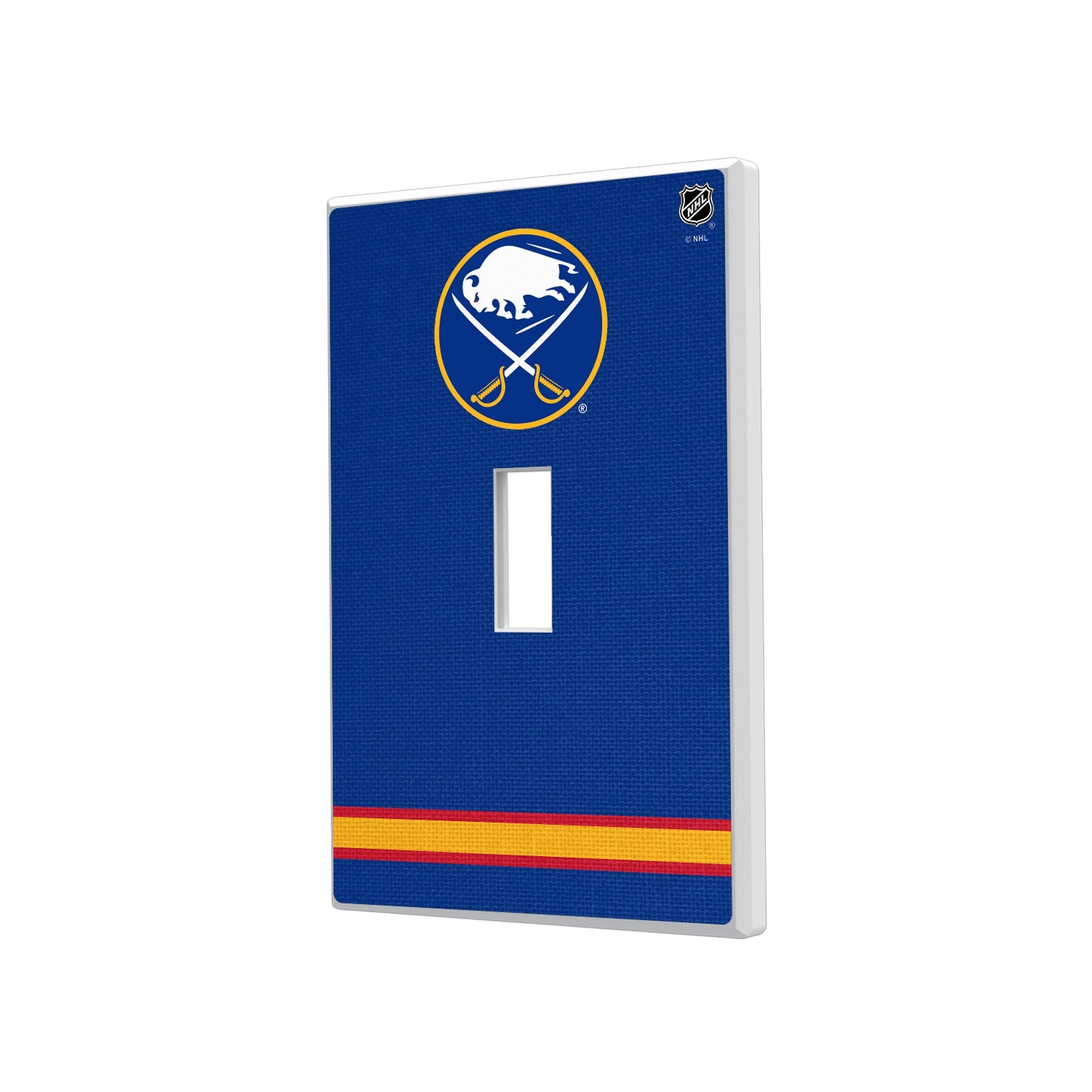 Buffalo Sabres Stripe Hidden-Screw Light Switch Plate