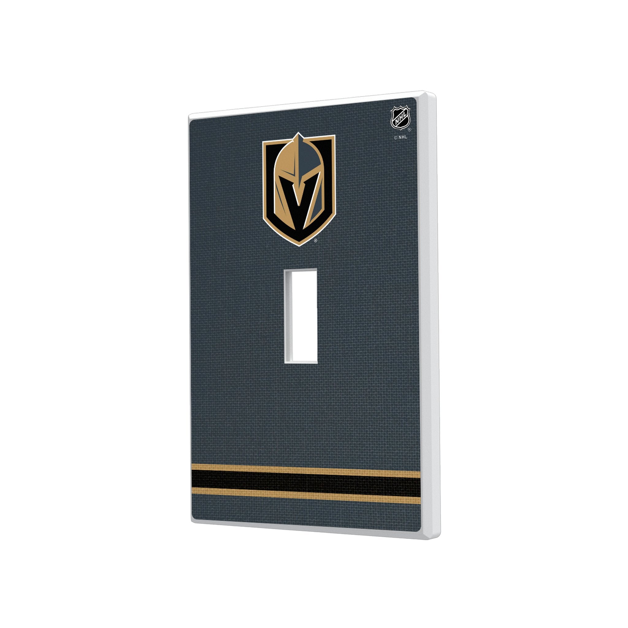 Vegas Golden Knights Stripe Hidden-Screw Light Switch Plate