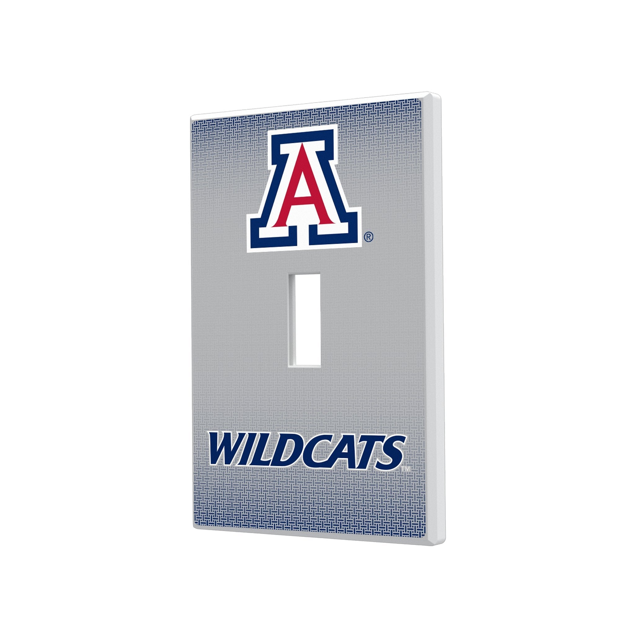 University of Arizona Wildcats Linen Hidden-Screw Light Switch Plate