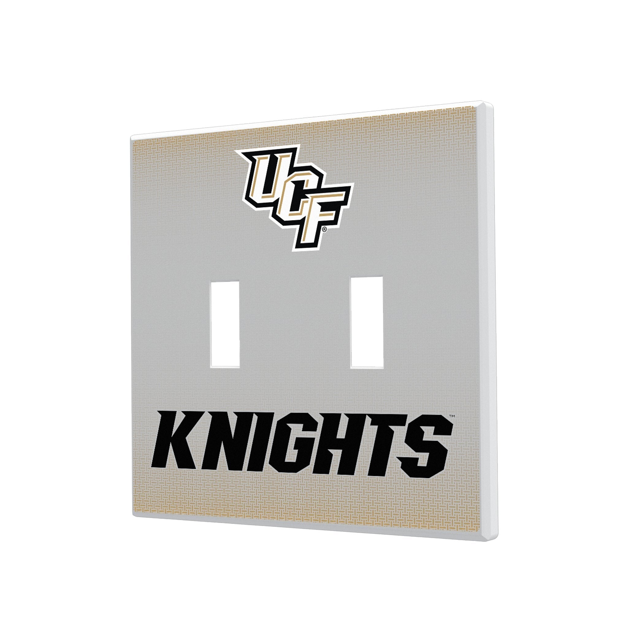 University of Central Florida Golden Knights Linen Hidden-Screw Light Switch Plate 3