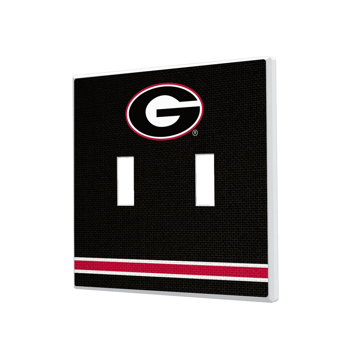 University of Georgia Bulldogs Stripe Hidden-Screw Light Switch Plate 3