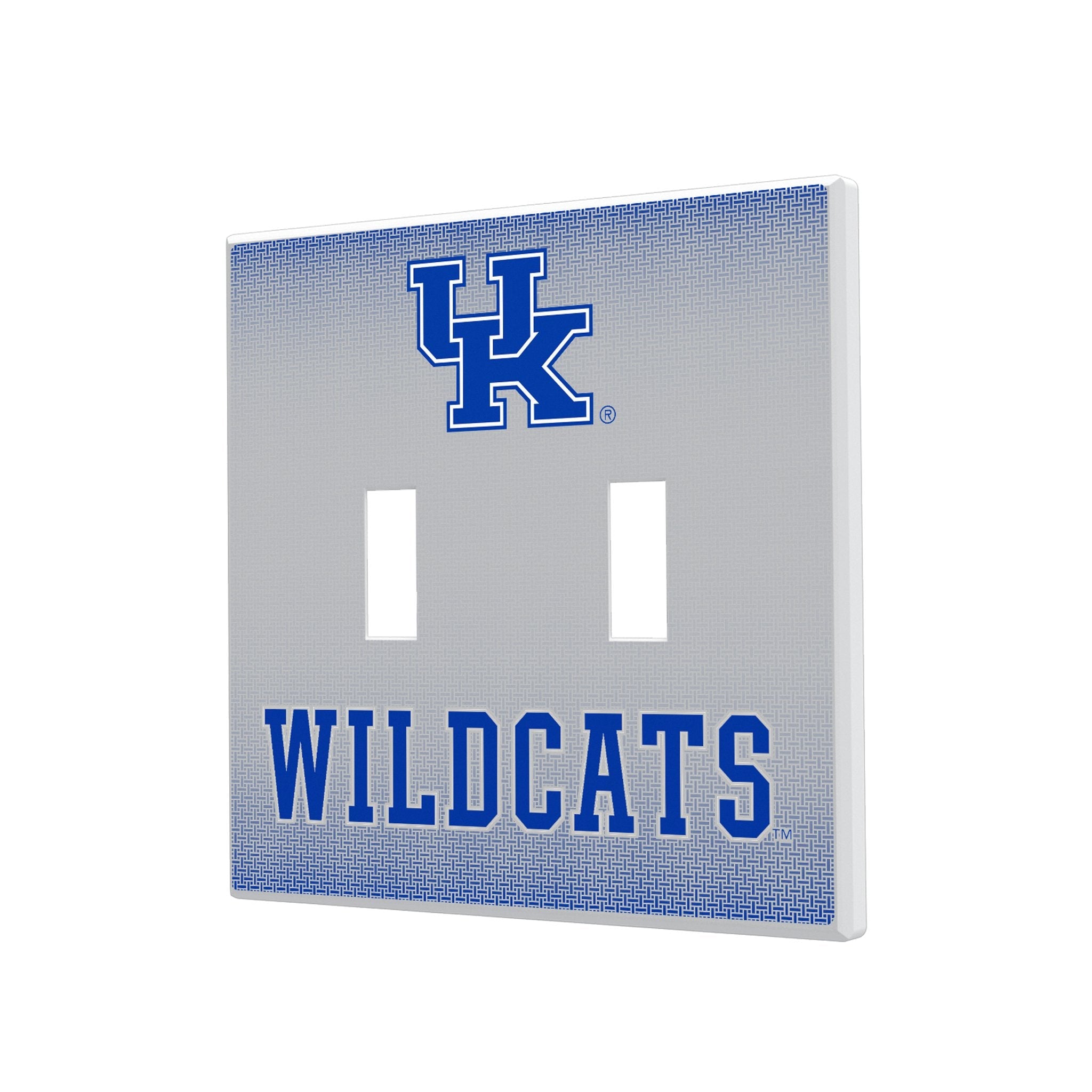University of Kentucky Wildcats Linen Hidden-Screw Light Switch Plate 3