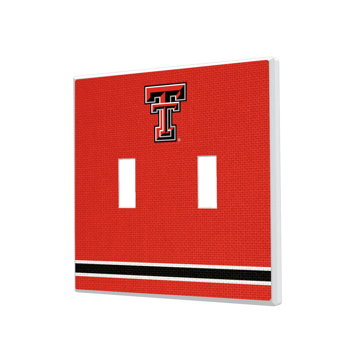 Texas Tech Red Raiders Stripe Hidden-Screw Light Switch Plate 3