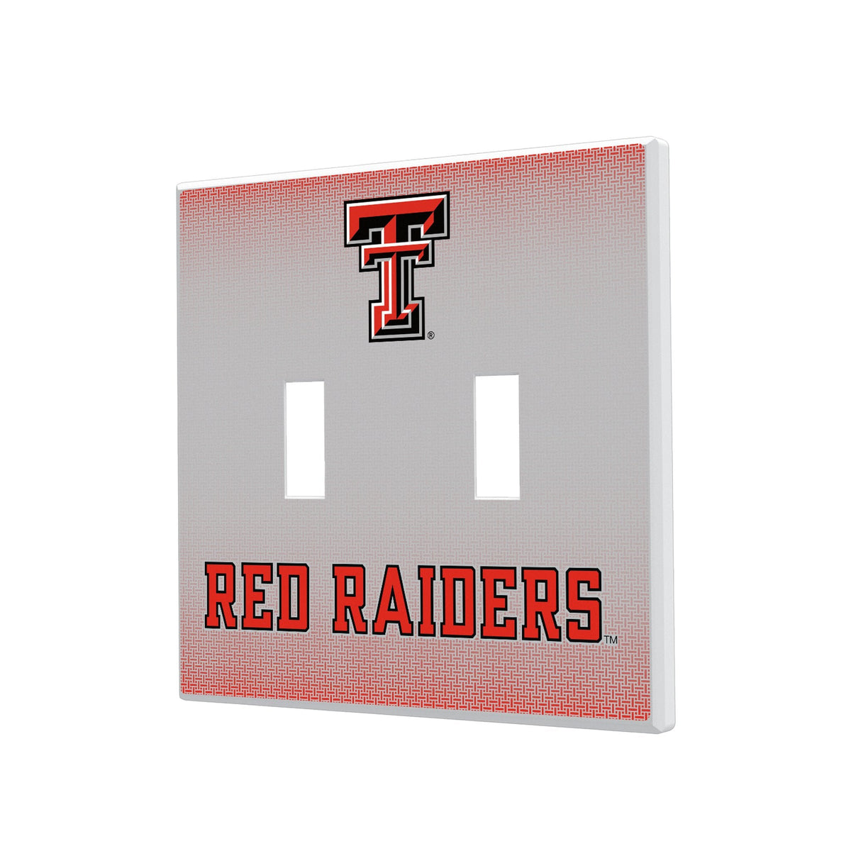 Texas Tech Red Raiders Linen Hidden-Screw Light Switch Plate 3
