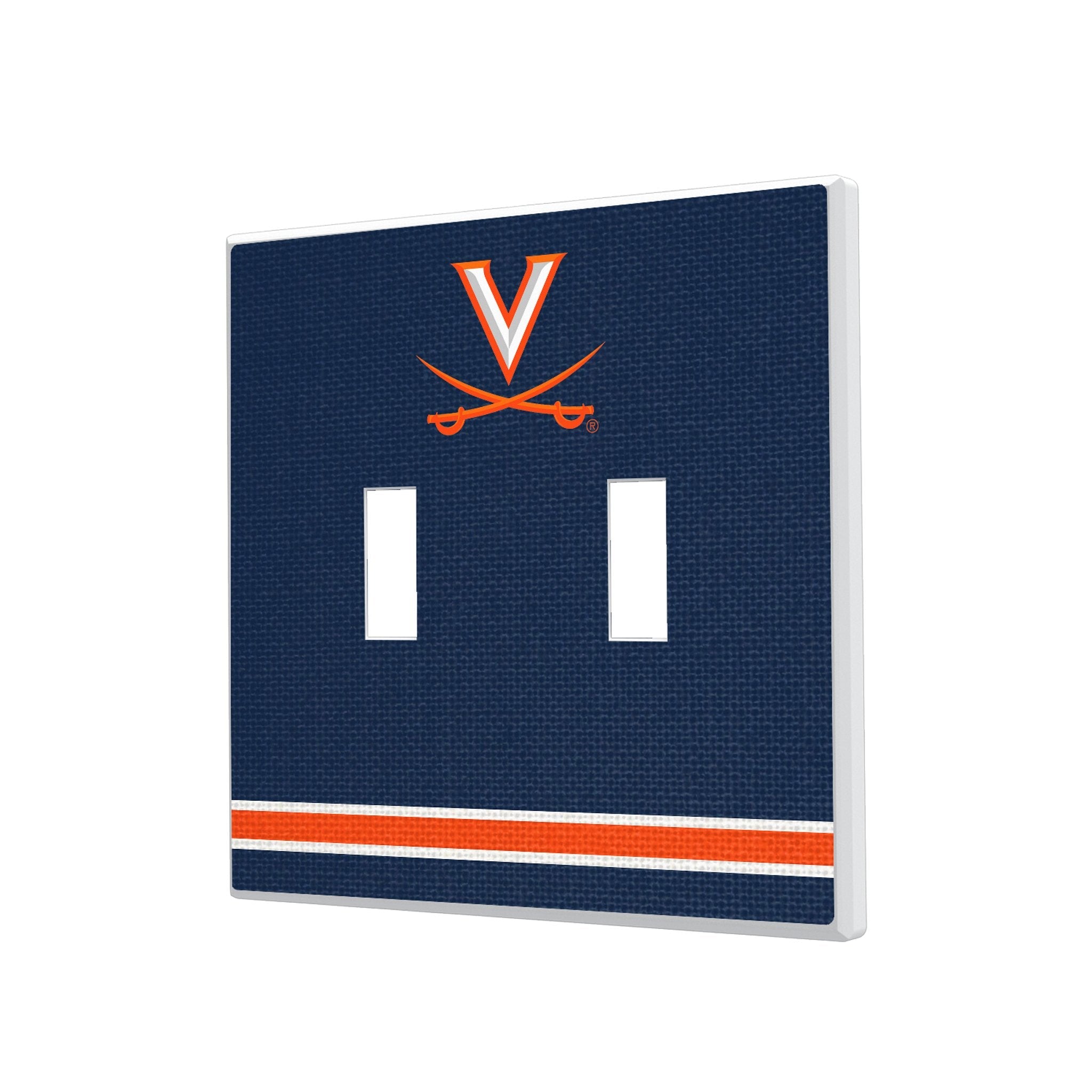 University of Virginia Cavaliers Stripe Hidden-Screw Light Switch Plate 3