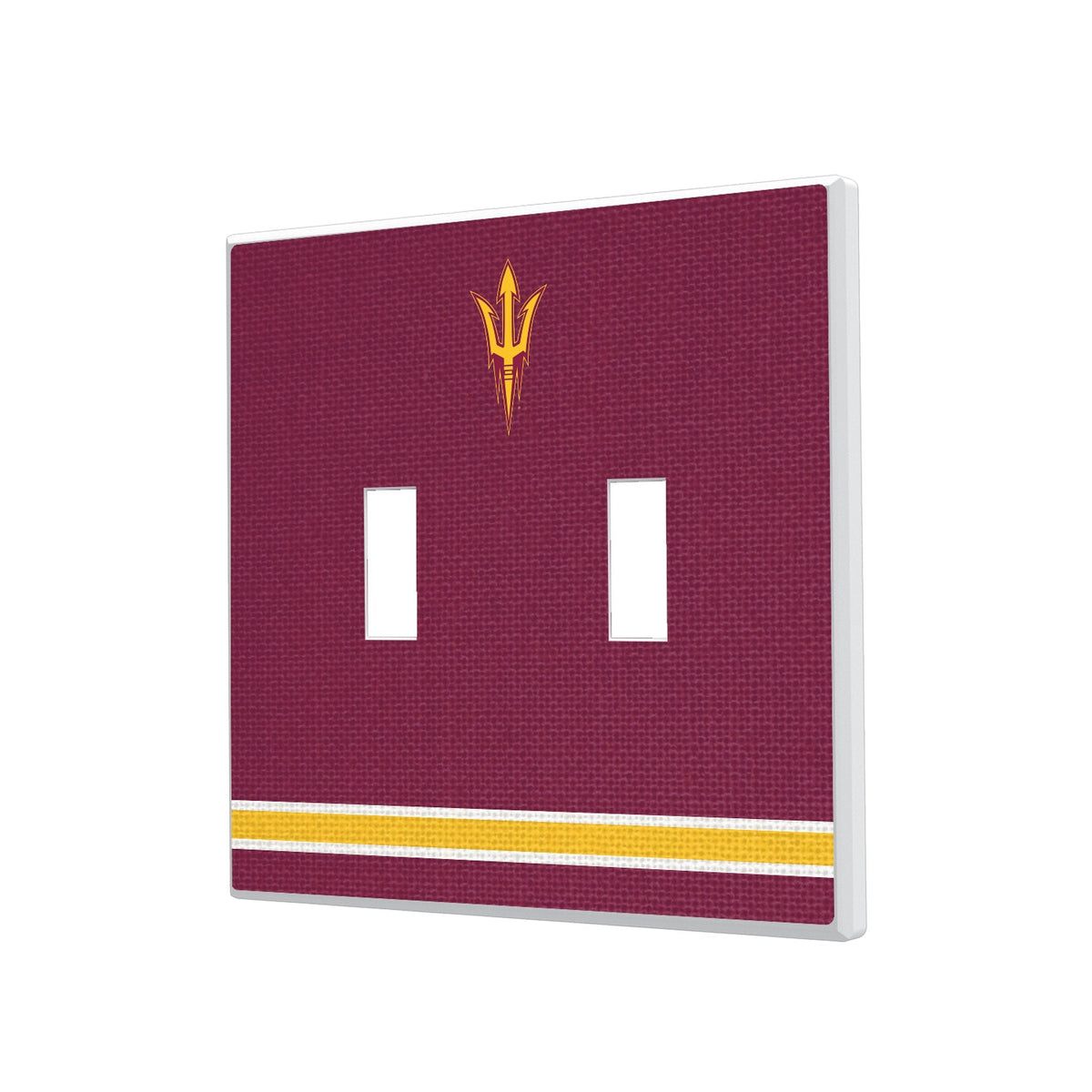 Arizona State University Sun Devils Stripe Hidden-Screw Light Switch Plate 3