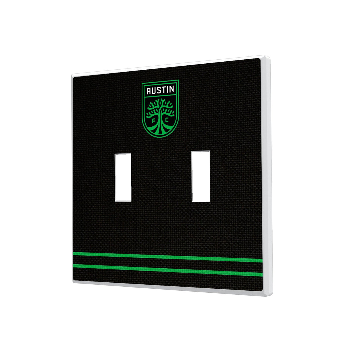 Austin FC Stripe Hidden-Screw Light Switch Plate 3