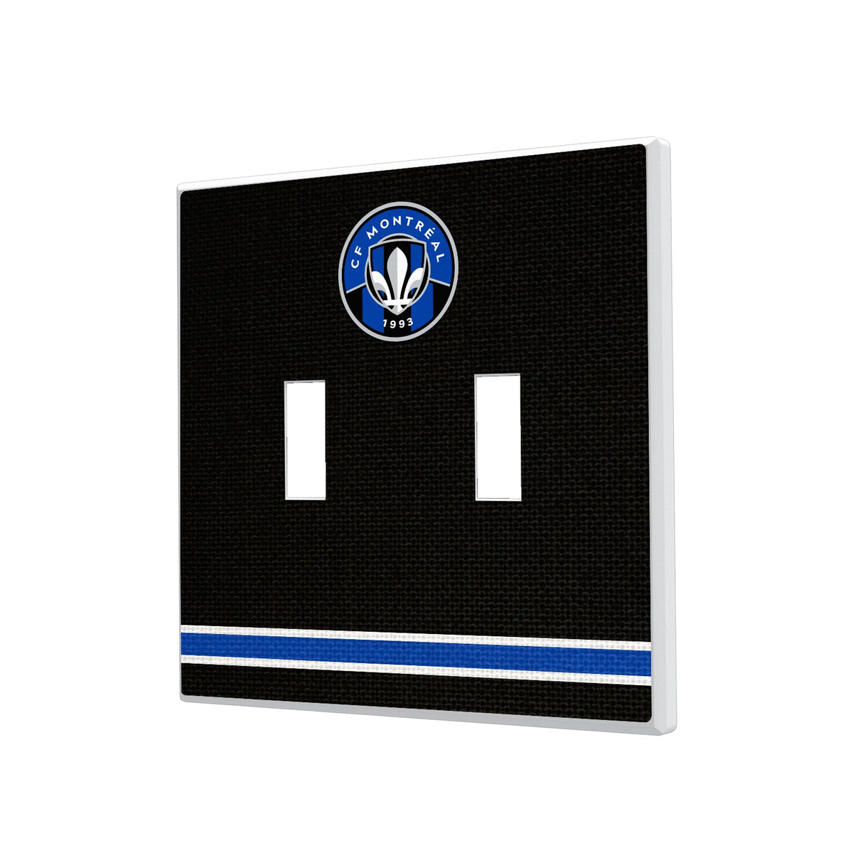 CF Montreal Stripe Hidden-Screw Light Switch Plate 3
