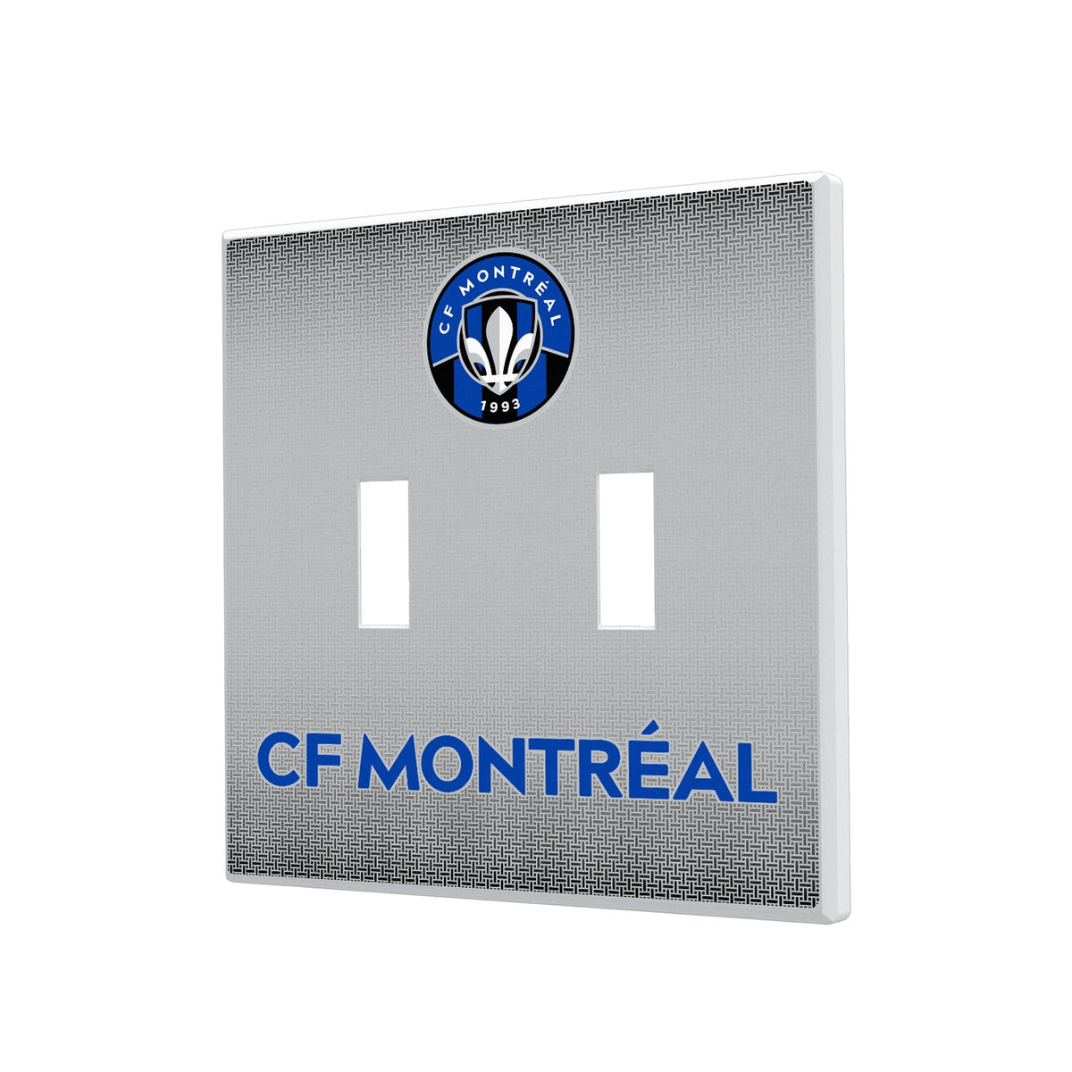 CF Montreal Linen Hidden-Screw Light Switch Plate 3