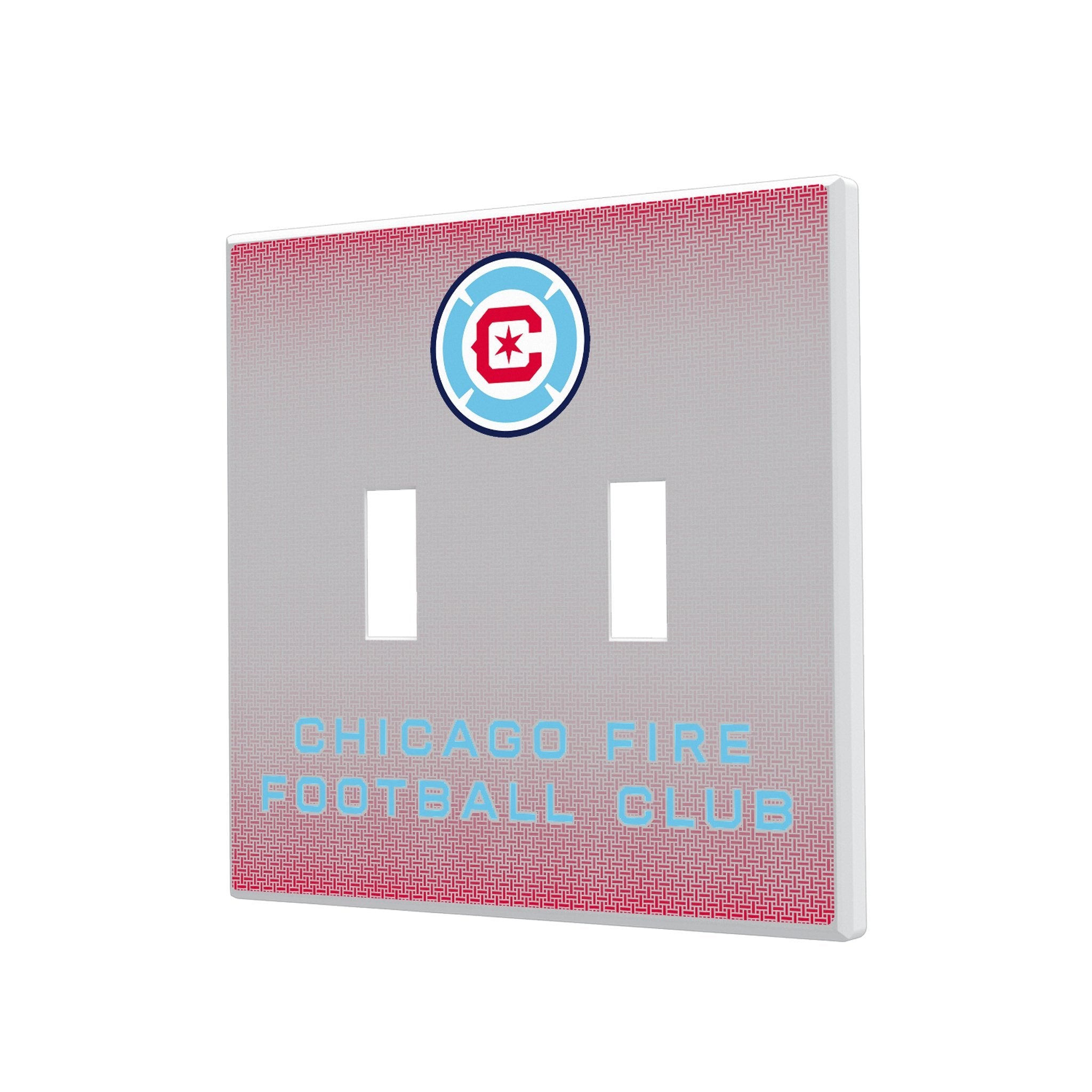 Chicago Fire Linen Hidden-Screw Light Switch Plate 3