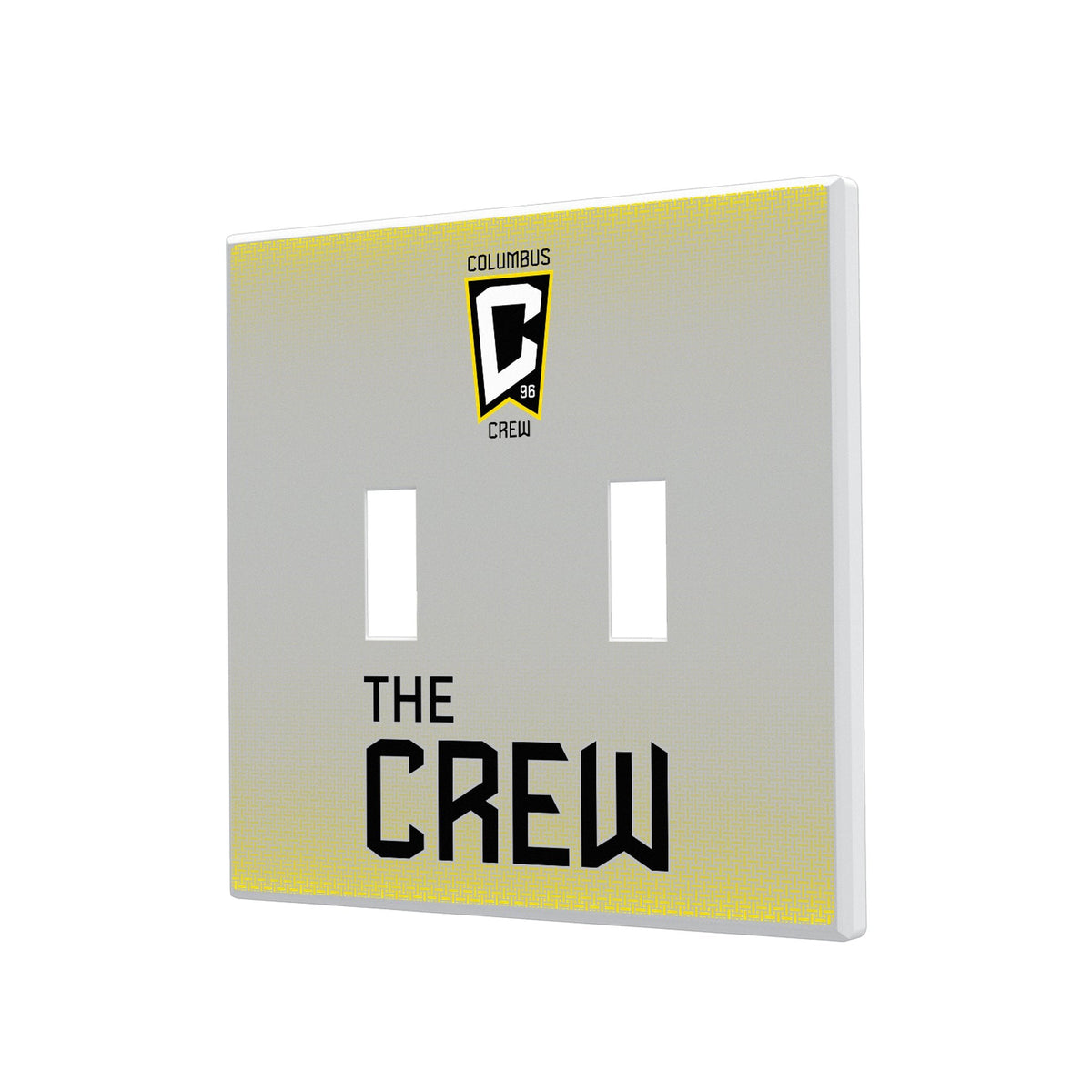 Columbus Crew Linen Hidden-Screw Light Switch Plate 3