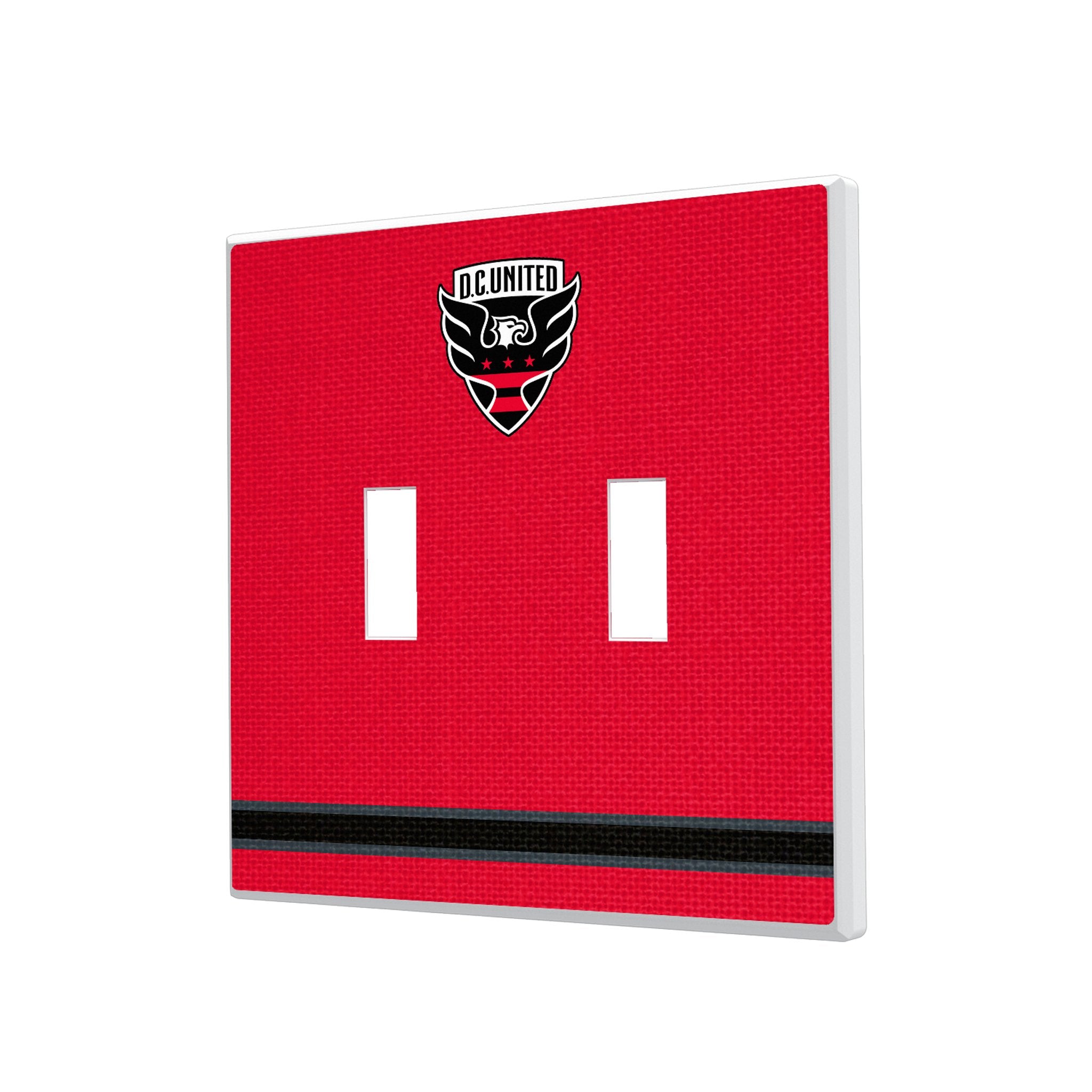 DC United Stripe Hidden-Screw Light Switch Plate 3