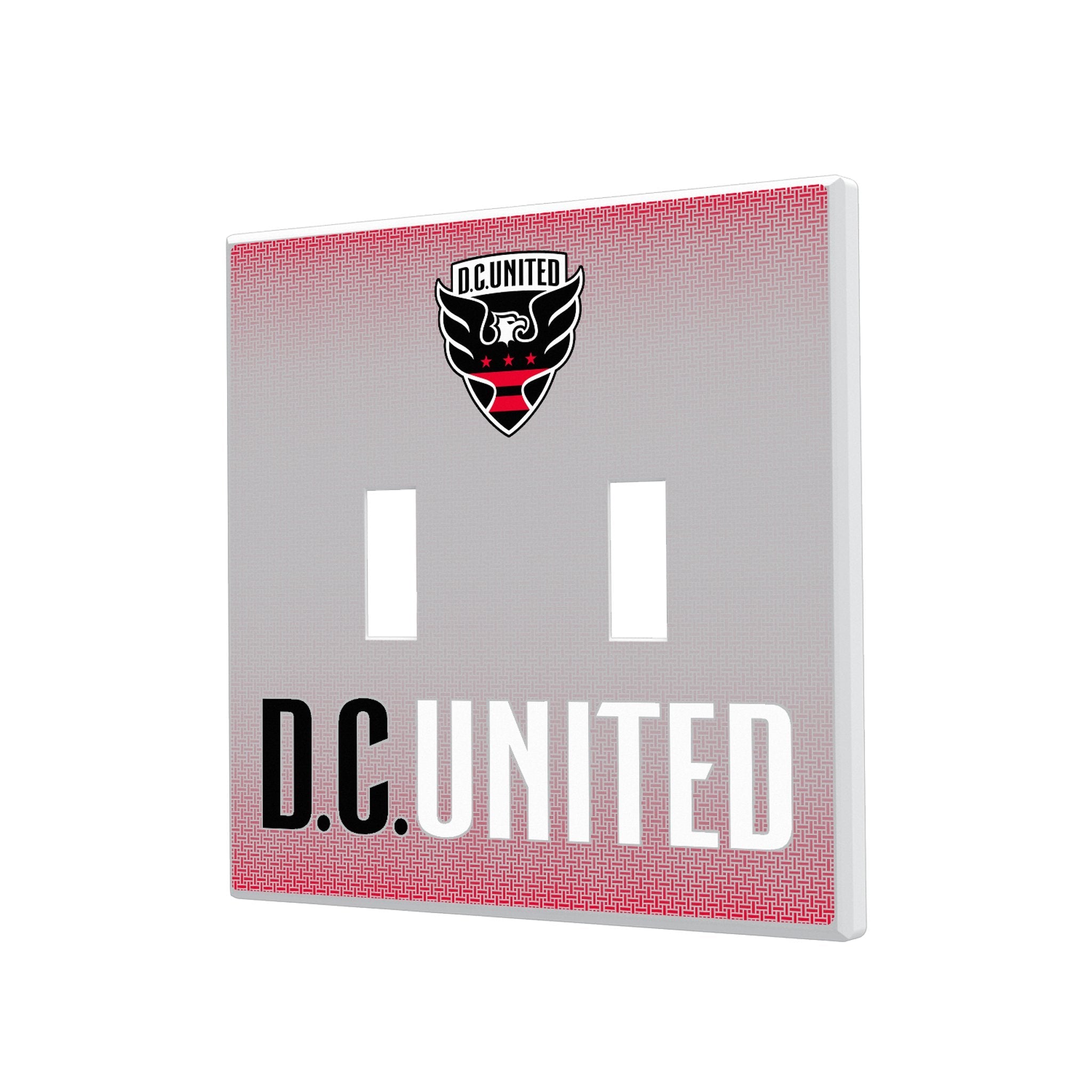 DC United Linen Hidden-Screw Light Switch Plate 3