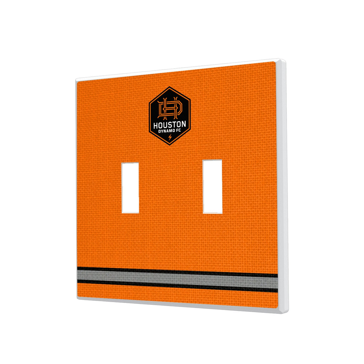 Houston Dynamo Stripe Hidden-Screw Light Switch Plate 3