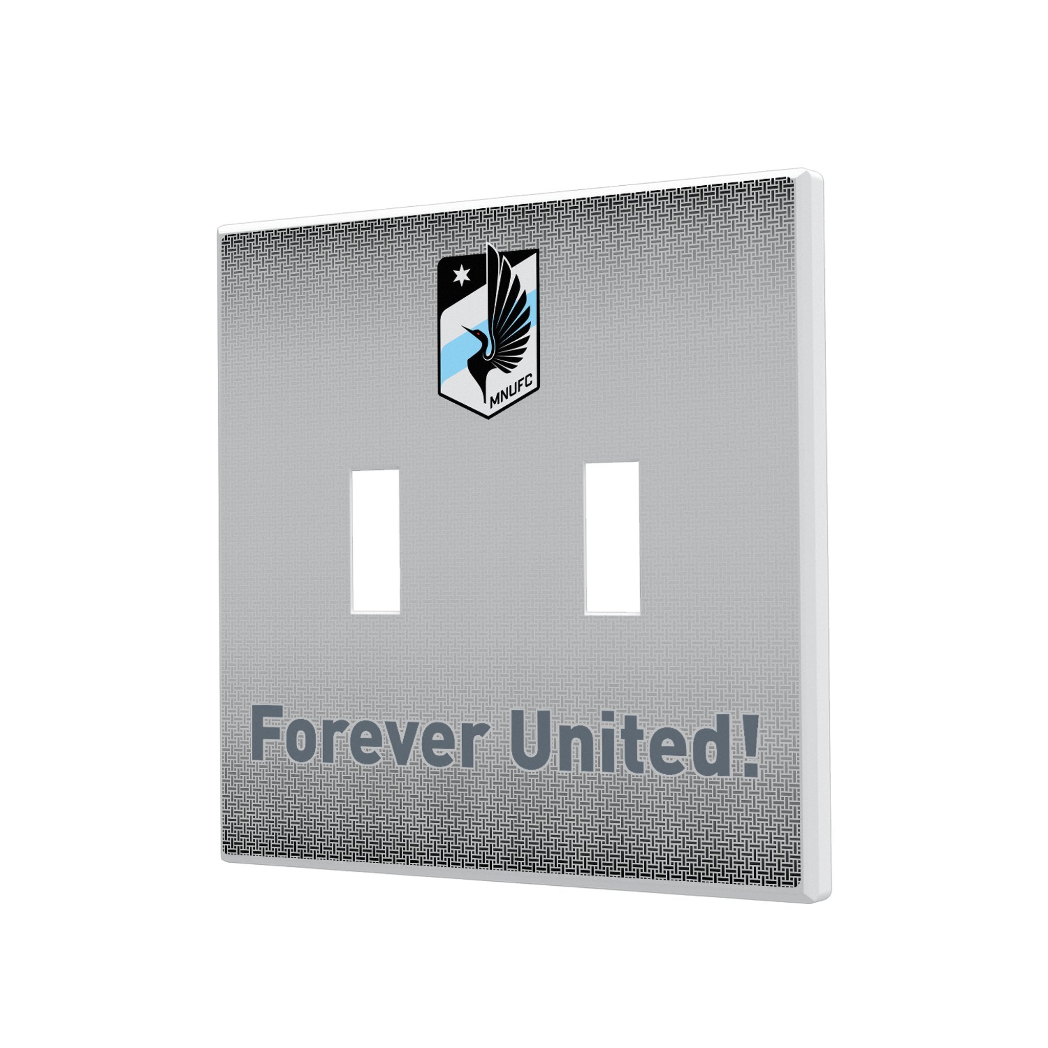 Minnesota United FC Linen Hidden-Screw Light Switch Plate 3