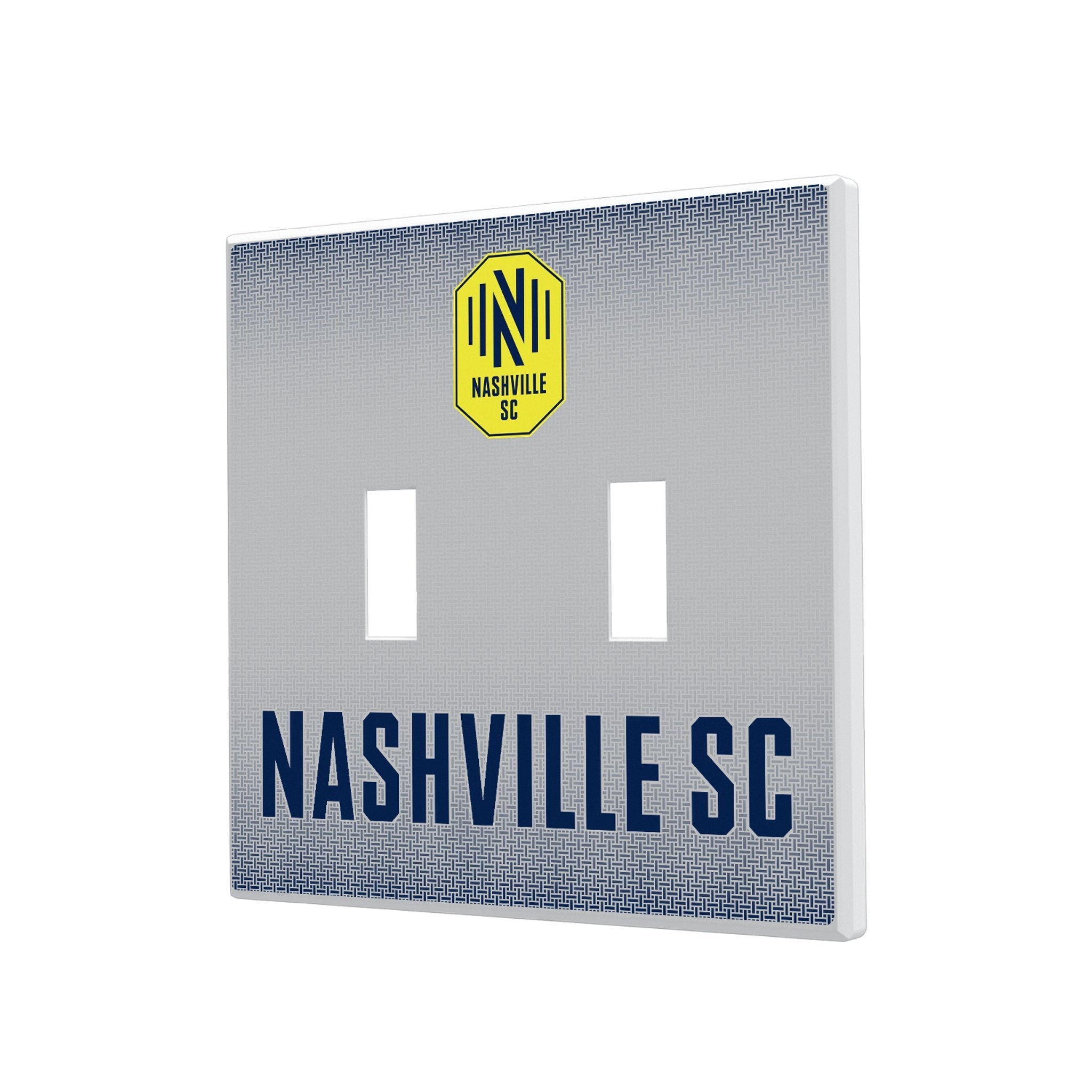 Nashville SC Linen Hidden-Screw Light Switch Plate 3