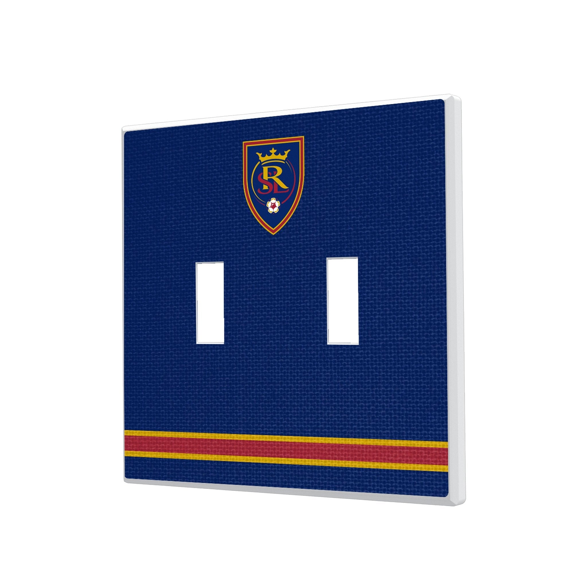 Real Salt Lake Stripe Hidden-Screw Light Switch Plate 3