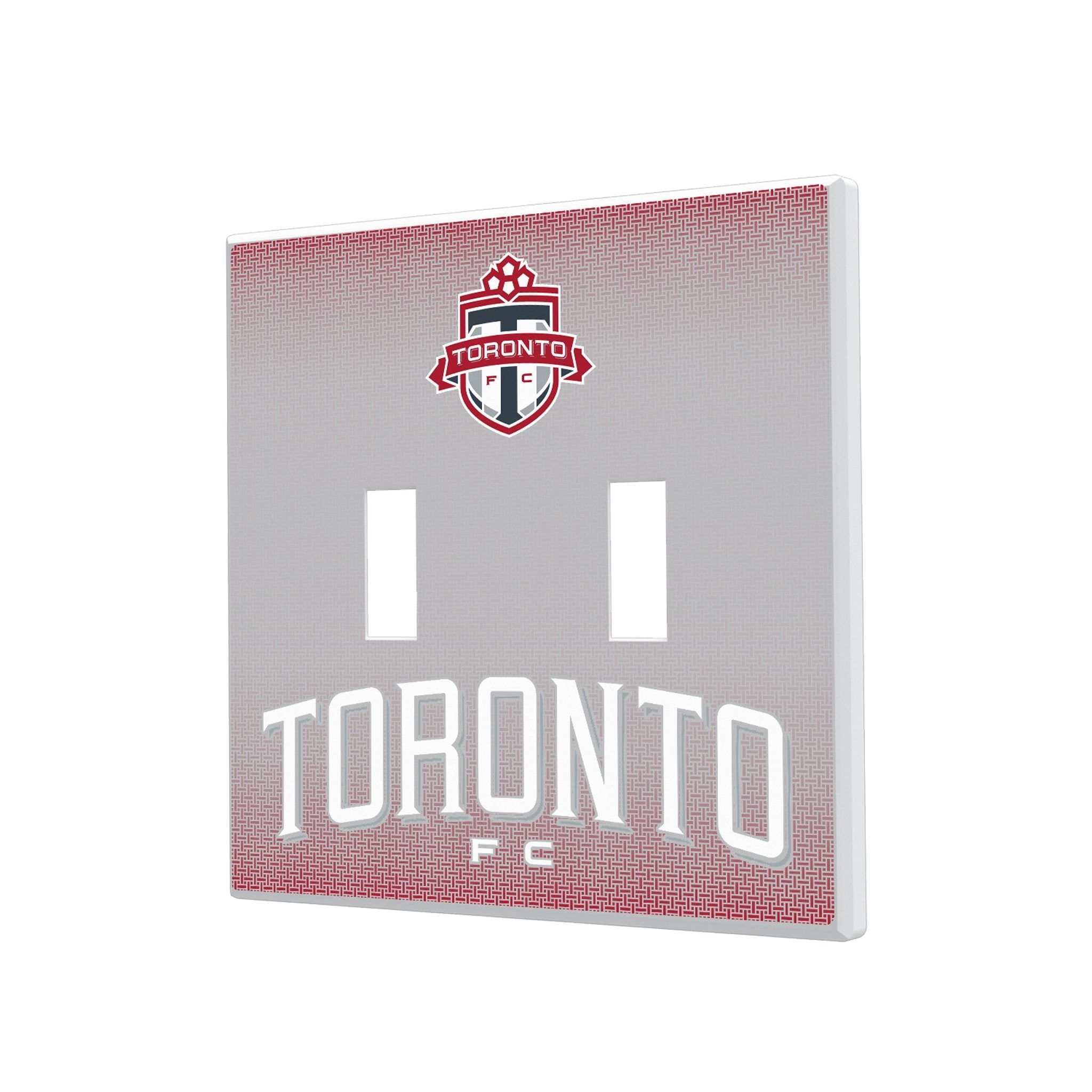 Toronto FC Linen Hidden-Screw Light Switch Plate 3