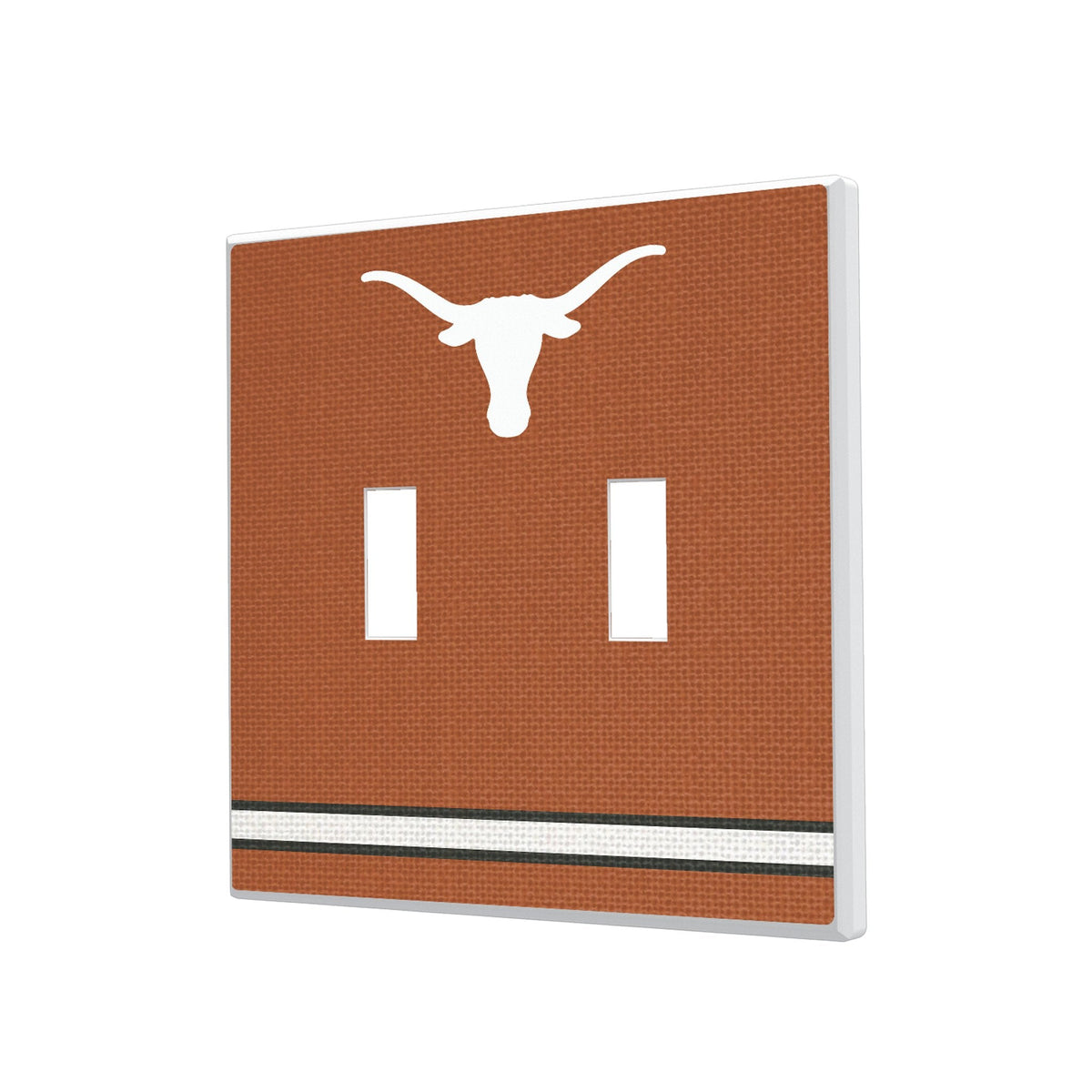 University of Texas Longhorns Stripe Hidden-Screw Light Switch Plate 3