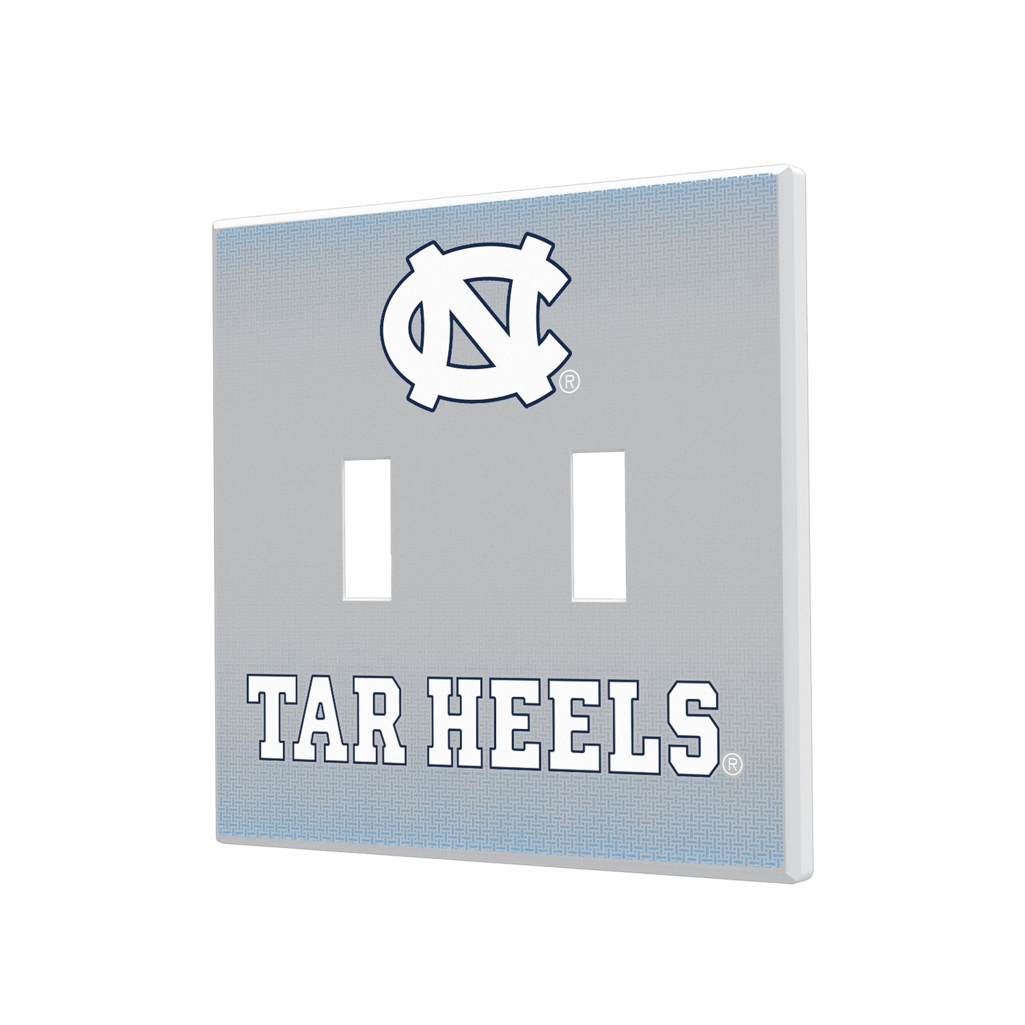 University of North Carolina Tar Heels Linen Hidden-Screw Light Switch Plate 3