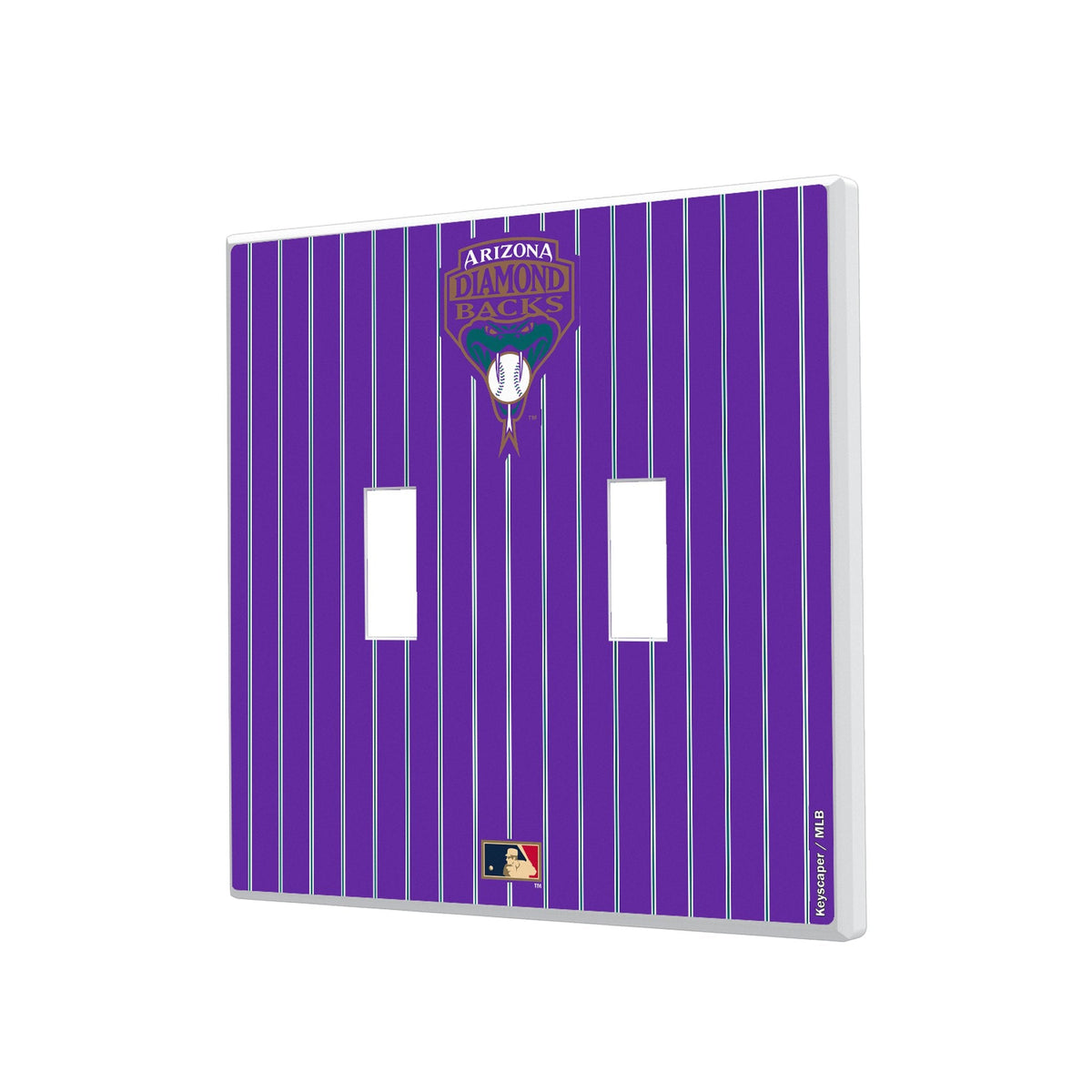 Arizona Diamondbacks 1999-2006 - Cooperstown Collection Pinstripe Hidden-Screw Light Switch Plate 3