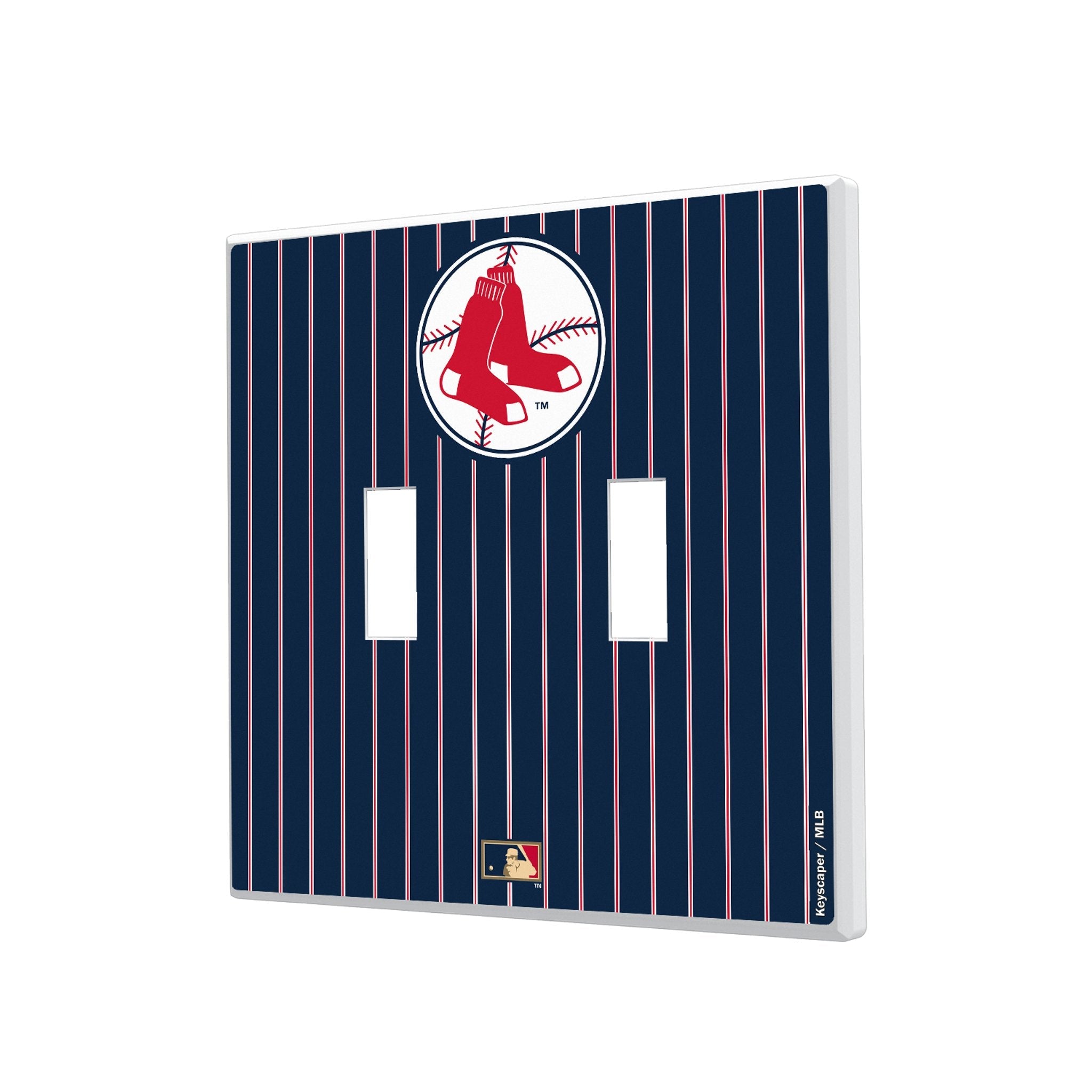 Boston Red Sox 1970-1975 - Cooperstown Collection Pinstripe Hidden-Screw Light Switch Plate 3