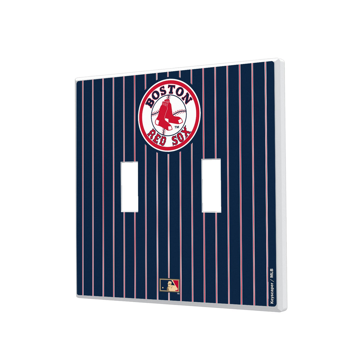 Boston Red Sox 1976-2008 - Cooperstown Collection Pinstripe Hidden-Screw Light Switch Plate 3