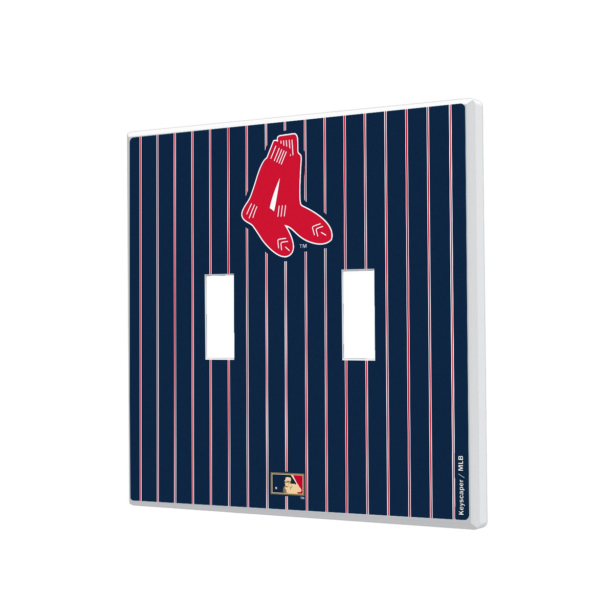 Boston Red Sox 1924-1960 - Cooperstown Collection Pinstripe Hidden-Screw Light Switch Plate 3