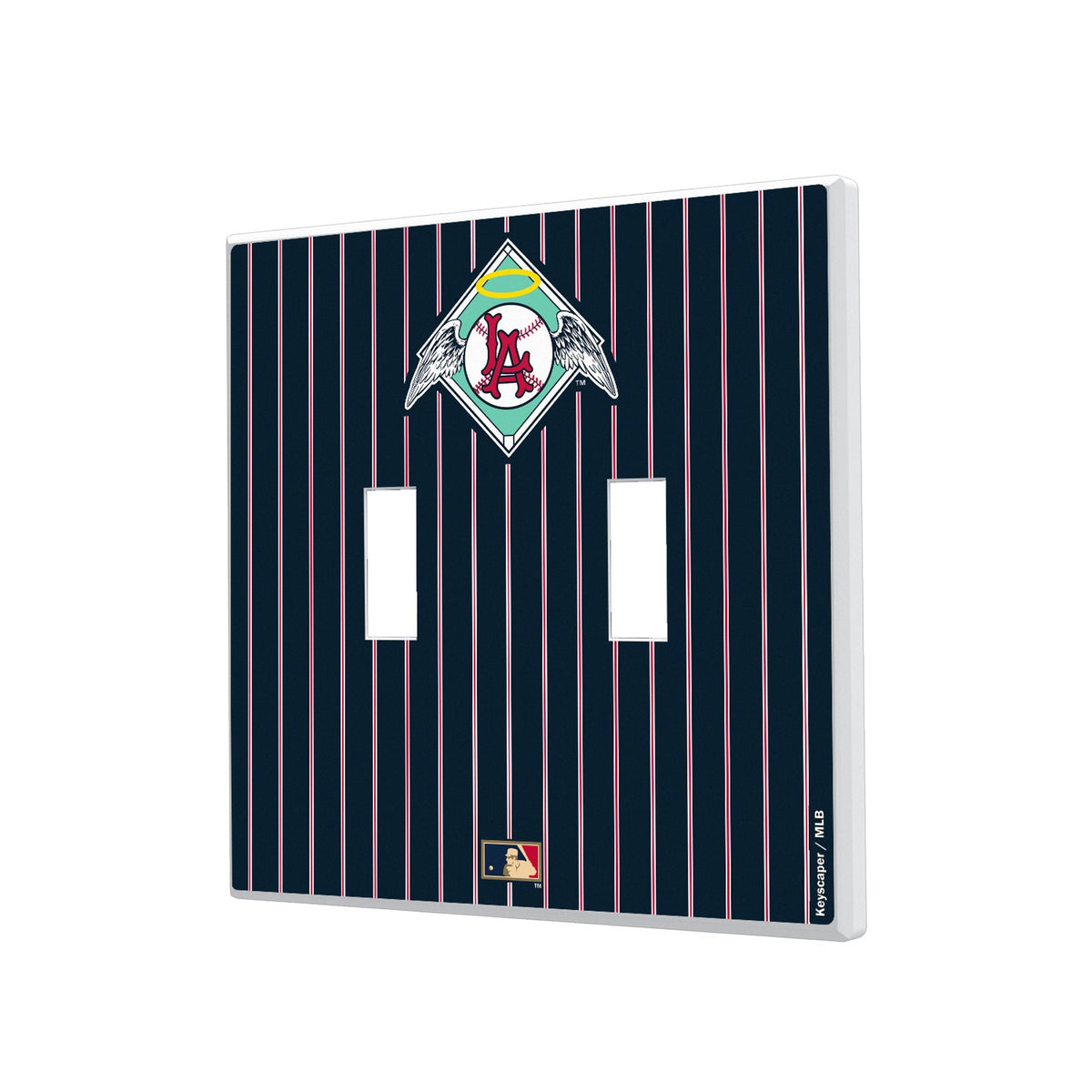 LA Angels 1961-1965 - Cooperstown Collection Pinstripe Hidden-Screw Light Switch Plate 3