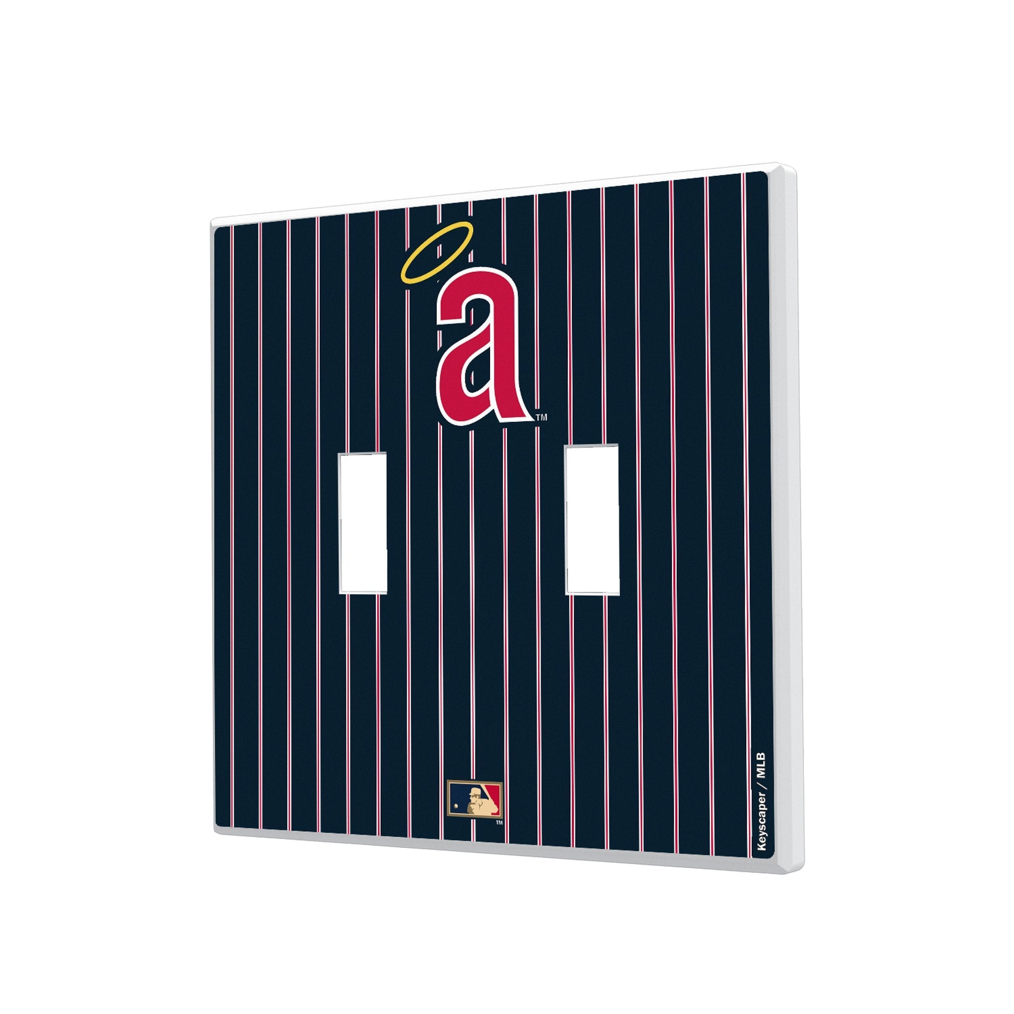 LA Angels 1971 - Cooperstown Collection Pinstripe Hidden-Screw Light Switch Plate 3