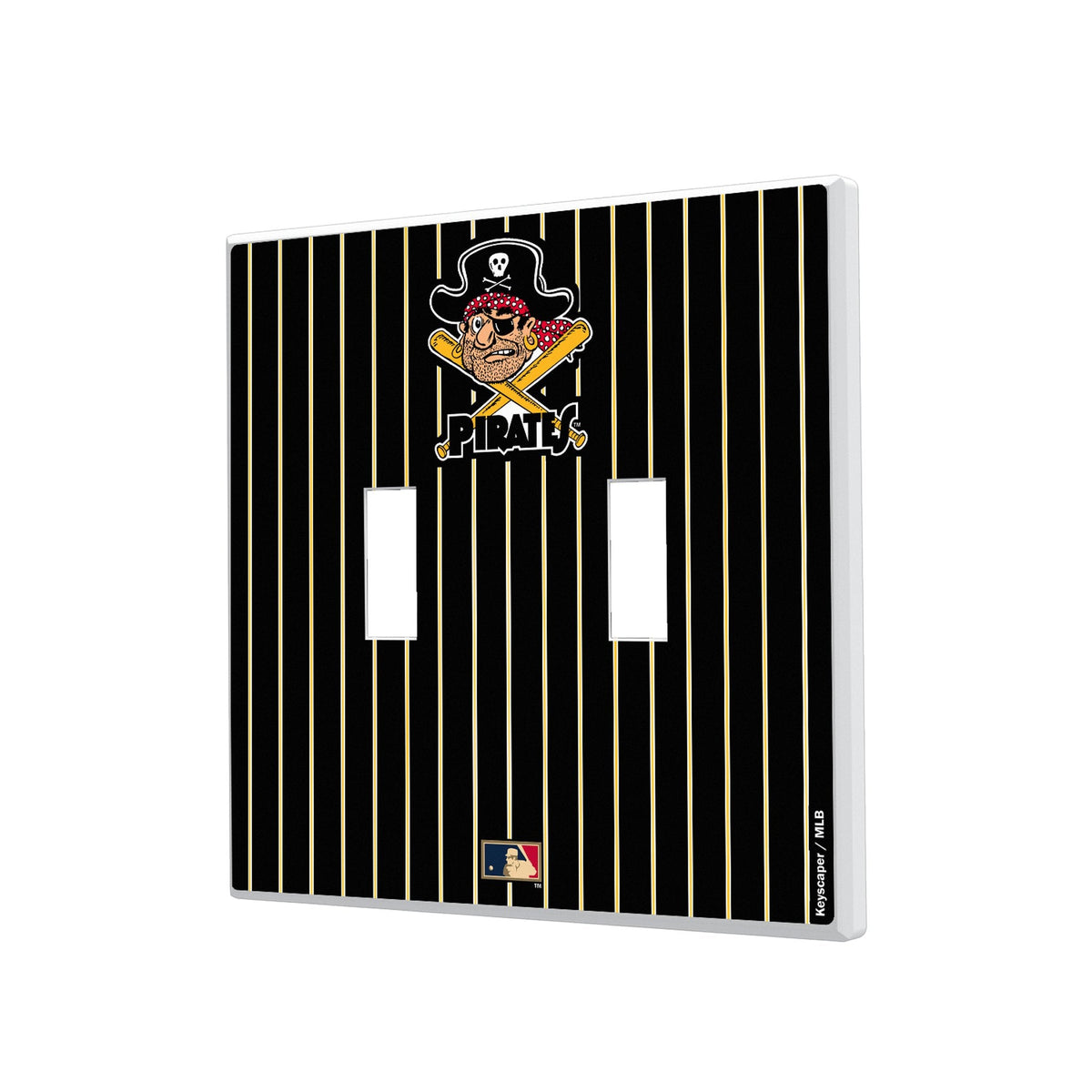 Pittsburgh Pirates 1958-1966 - Cooperstown Collection Pinstripe Hidden-Screw Light Switch Plate 3