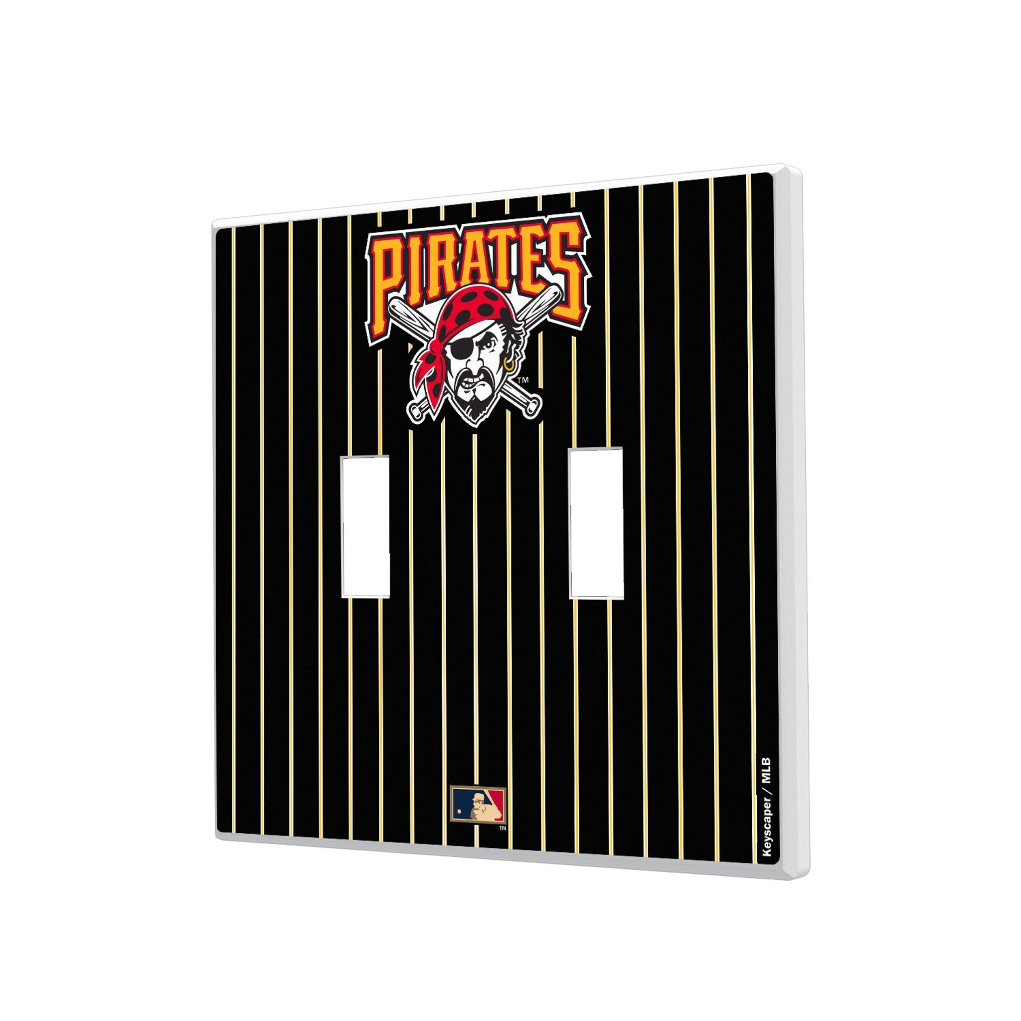 Pittsburgh Pirates 1997-2013 - Cooperstown Collection Pinstripe Hidden-Screw Light Switch Plate 3