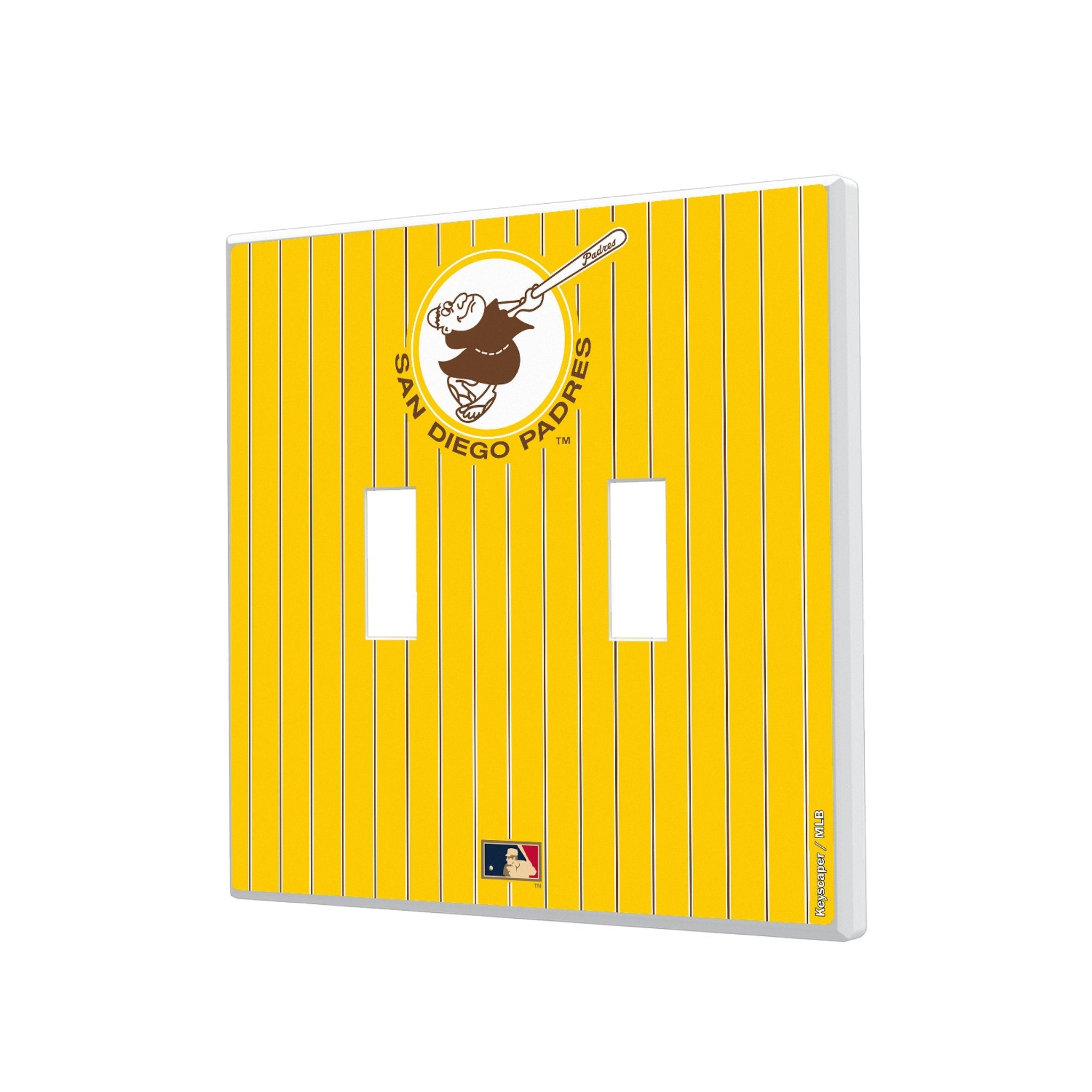 San Diego Padres 1969-1984 - Cooperstown Collection Pinstripe Hidden-Screw Light Switch Plate 3