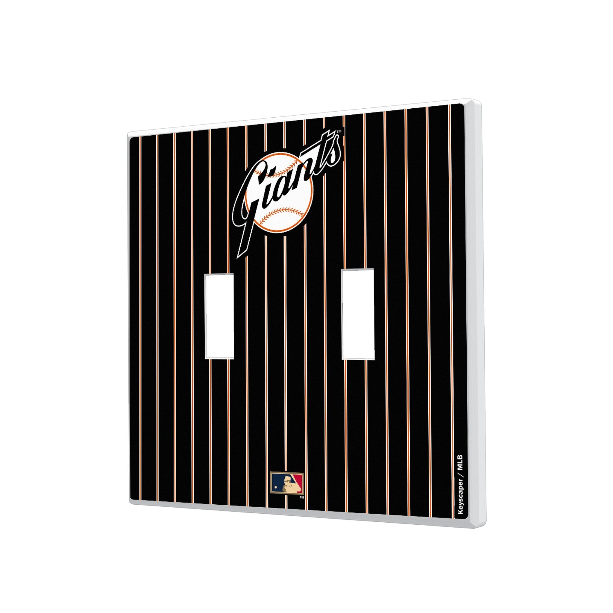 San Francisco Giants 1958-1967 - Cooperstown Collection Pinstripe Hidden-Screw Light Switch Plate 3