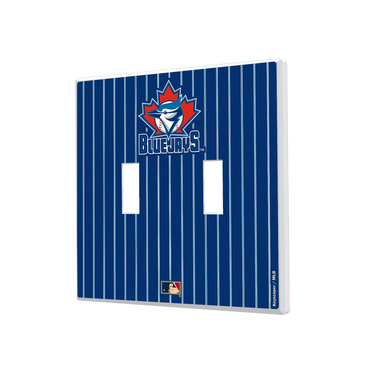 Toronto Blue Jays 1997-2002 - Cooperstown Collection Pinstripe Hidden-Screw Light Switch Plate 3