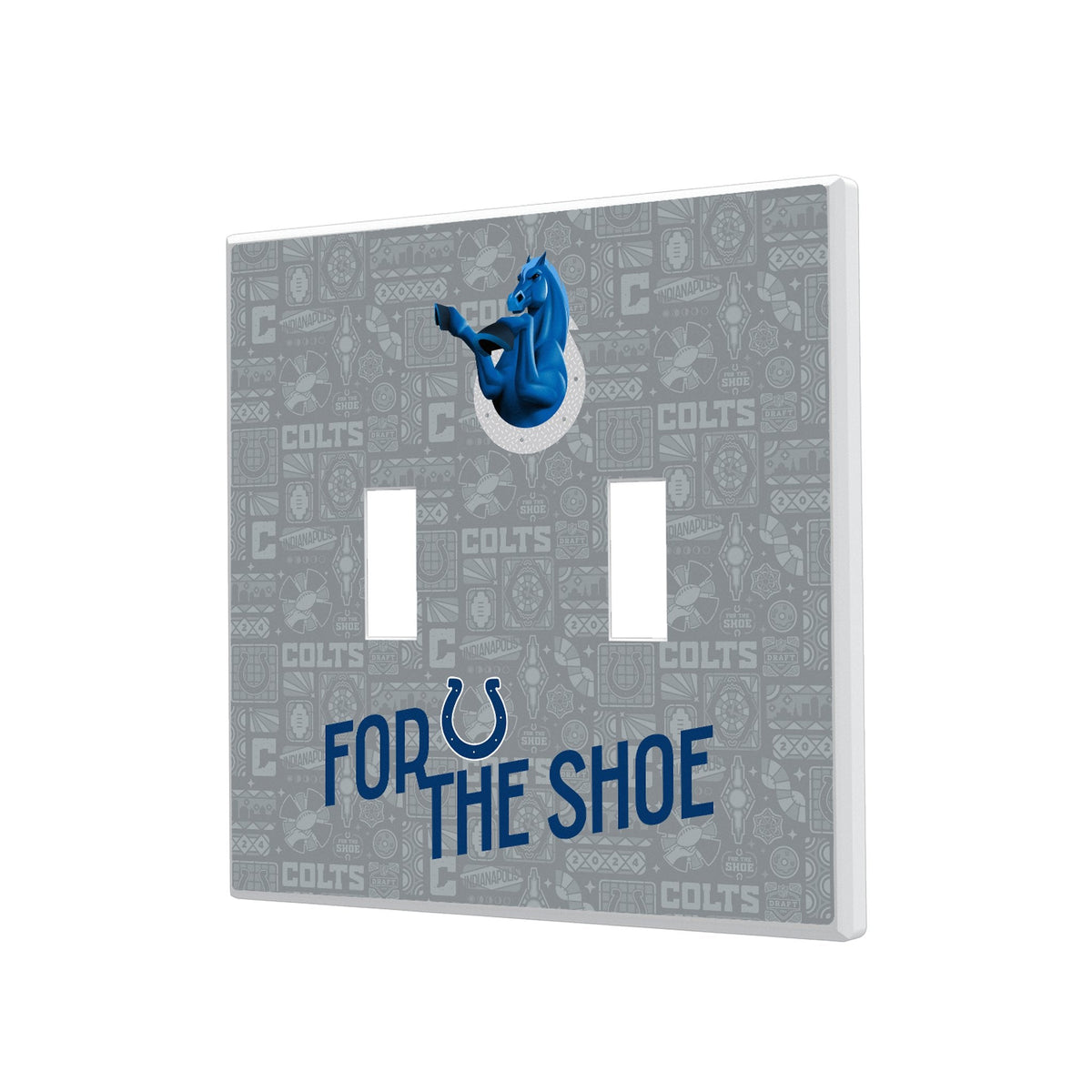 Indianapolis Colts 2024 Illustrated Limited Edition Hidden-Screw Light Switch Plate 3